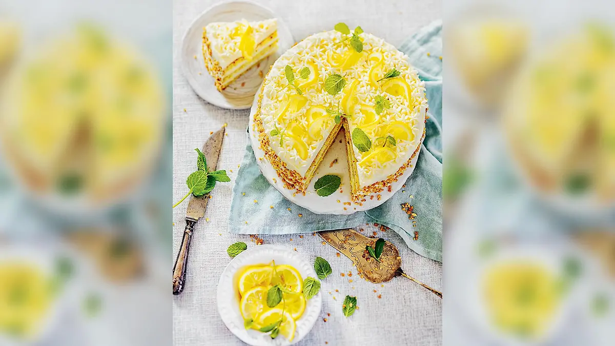 Die glutenfreie Zitronen-Nuss-Torte von Bloggerin Tanja Gruber