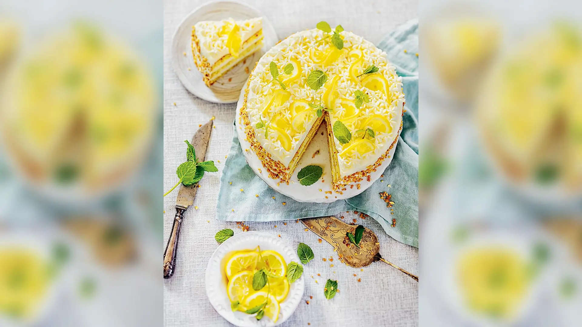 Die glutenfreie Zitronen-Nuss-Torte von Bloggerin Tanja Gruber