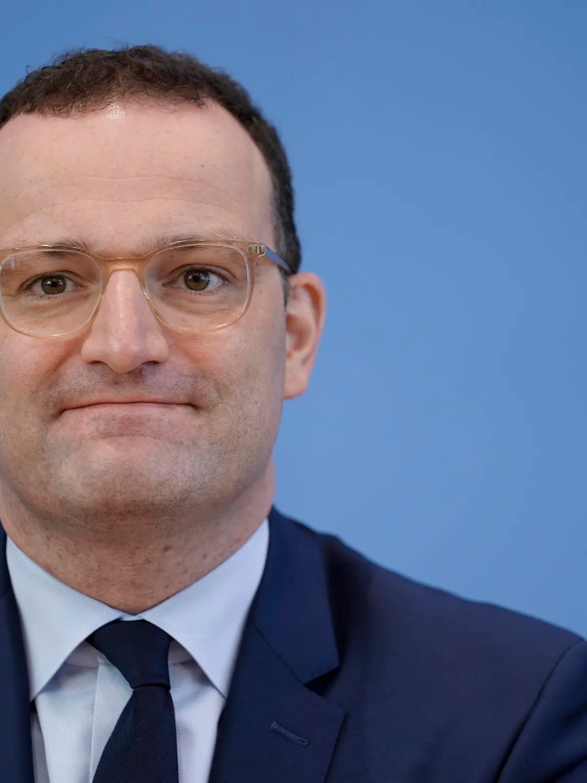 Bundespressekonferenz Impfkampagne gegen Corona Aktuell,08.09.2021,Berlin,Bundesgesundheitsminister Jens Spahn im Portrait bei der Bundespressekonferenz zum Thema Impfkampagne gegen Corona Berlin Berlin Deutschland *** Federal Press Conference Vaccination campaign against Corona News,08 09 2021,Berlin,Federal Health Minister Jens Spahn in portrait at the Federal Press Conference on the subject of vaccination campaign against Corona Berlin Berlin Germany 