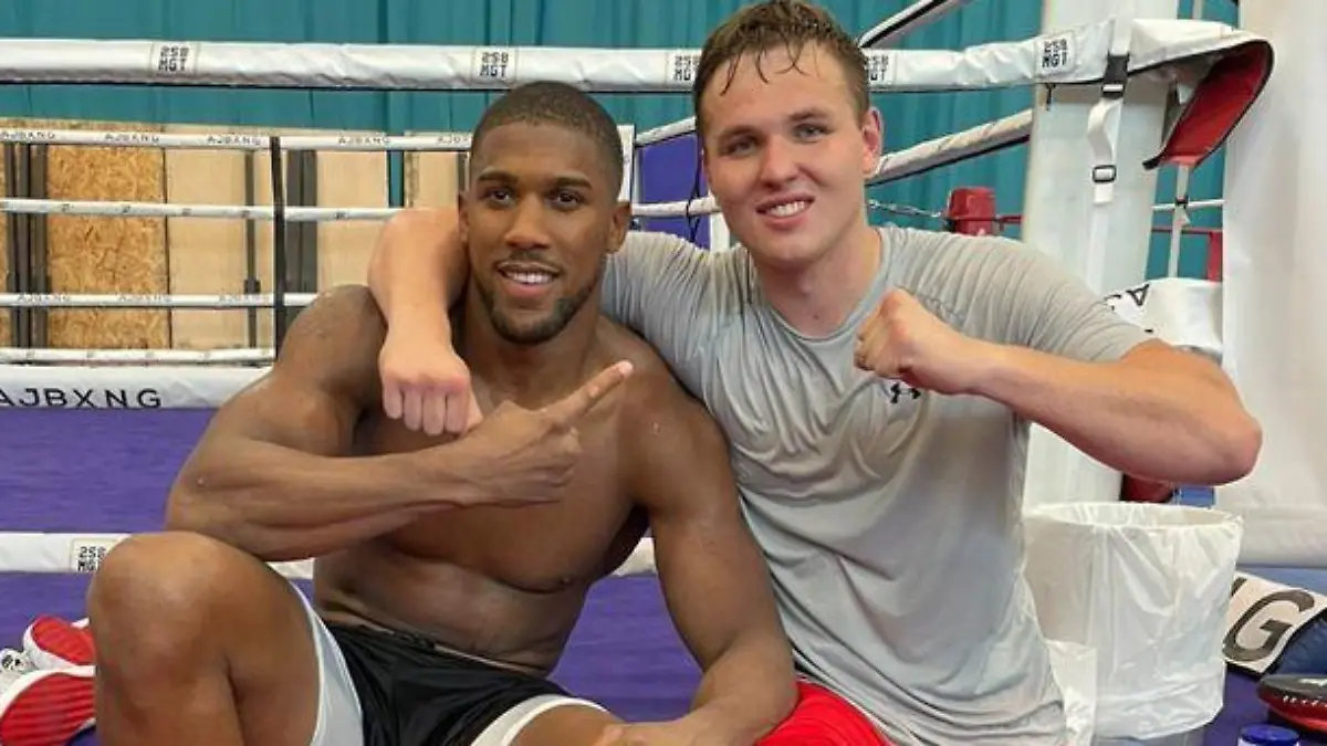 Viktor Jurk trainierte in Sheffield zehn Wochen mit und an der Seite von Schwergewichts-Weltmeister Anthony Joshua