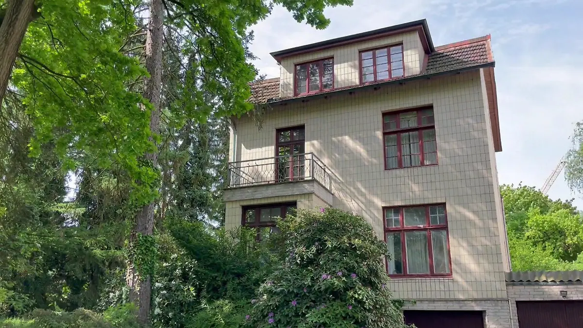In diesem Haus hat die Explosion stattgefunden.