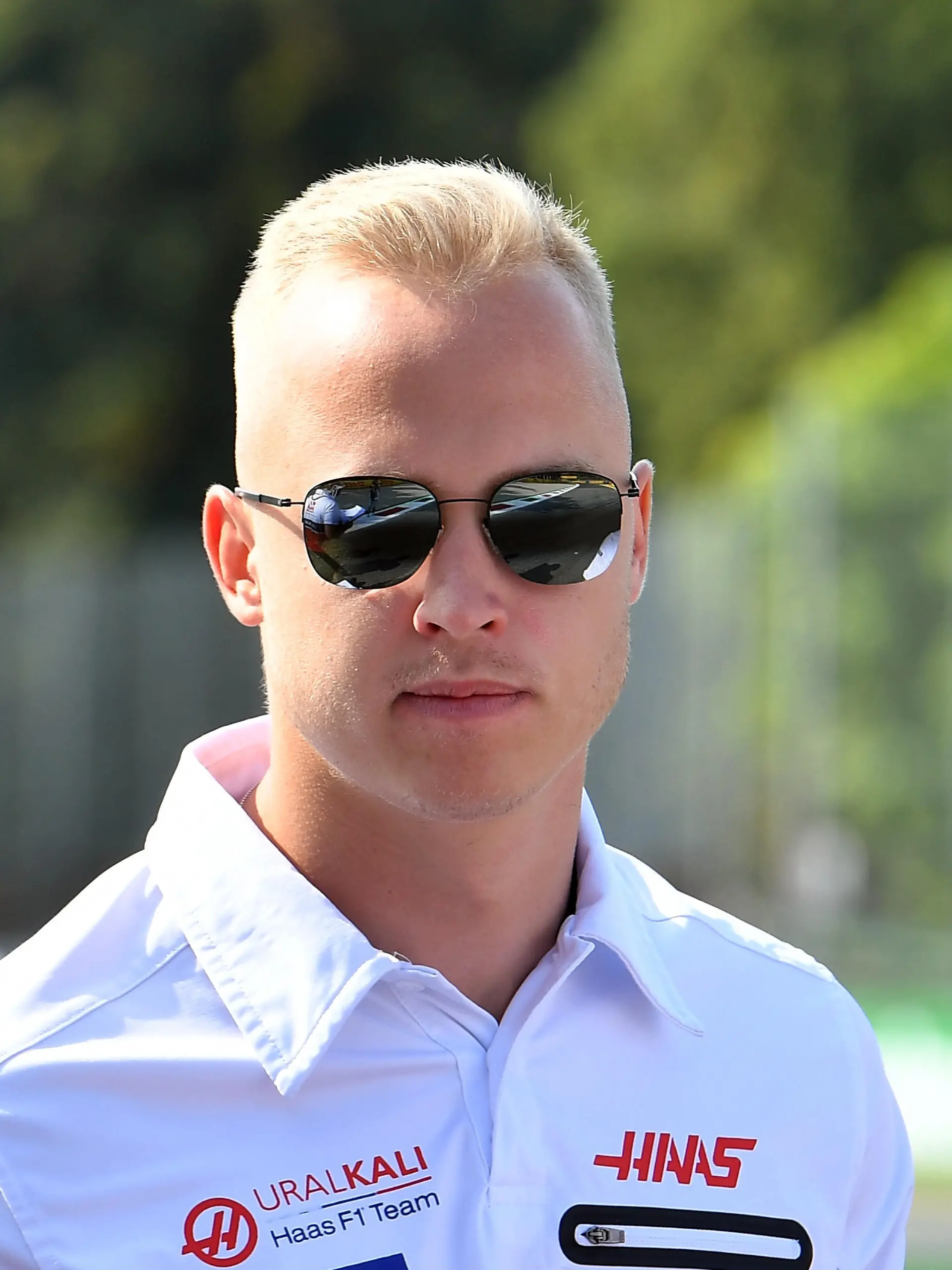 Formula One F1 - Italian Grand Prix - Autodromo Nazionale Monza, Monza, Italy - September 9, 2021 Haas' Nikita Mazepin ahead of the Italian Grand Prix REUTERS/Jennifer Lorenzini