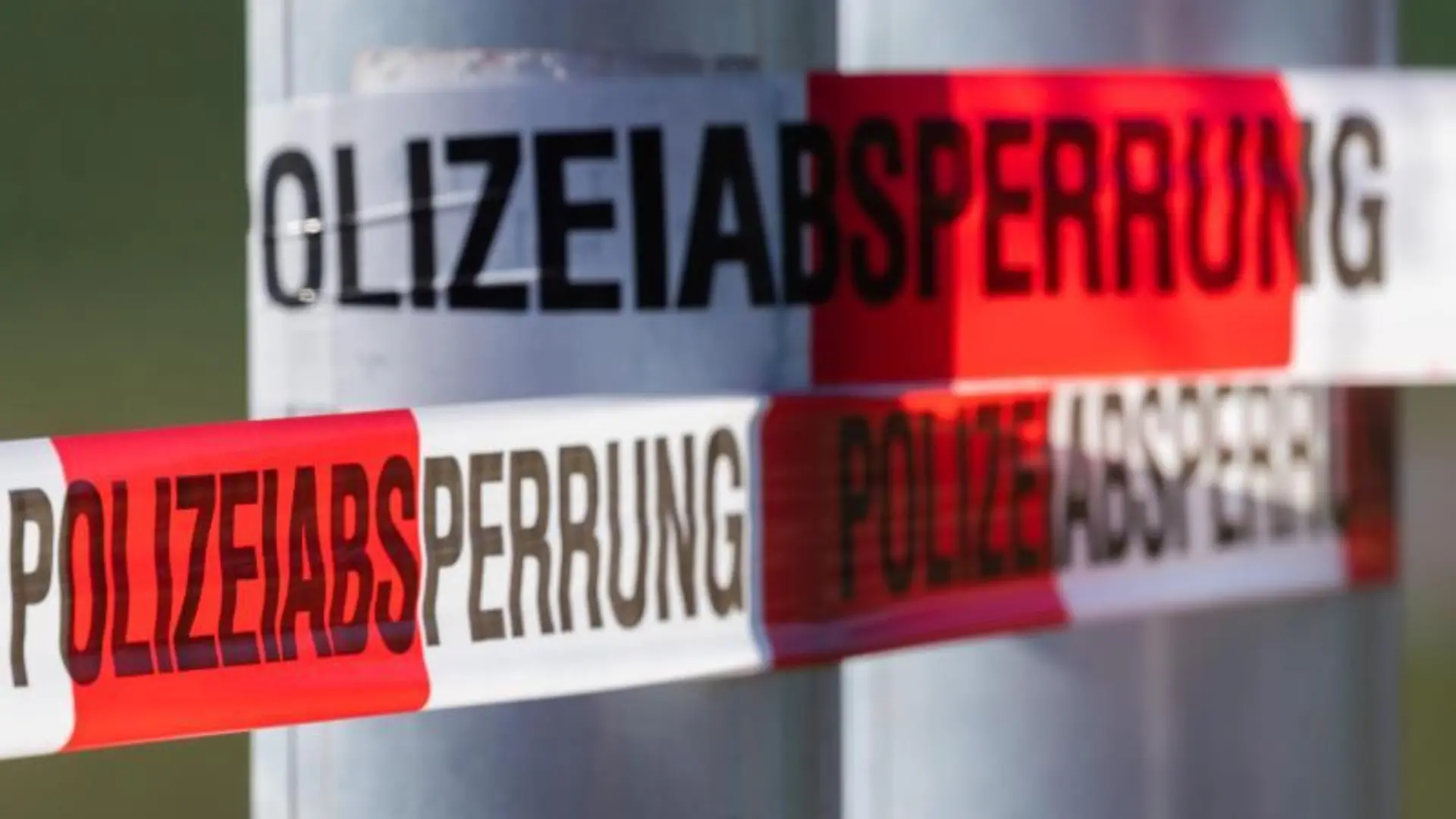 Absperrband der Polizei