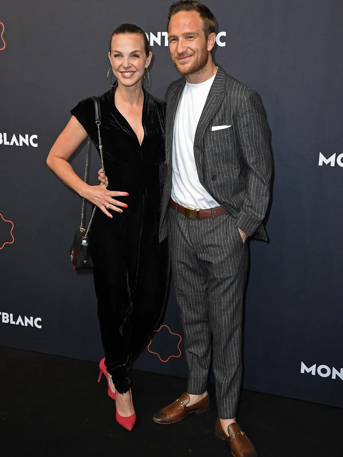 Annika Lau mit Ehemann Frederick Lau beim Montblanc UltraBlack Collection Launch im The Feuerle Collection in Berlin am 15.09.2021 *** Annika Lau with husband Frederick Lau at the Montblanc UltraBlack Collection Launch at The Feuerle Collection in Berlin on 15 09 2021 
