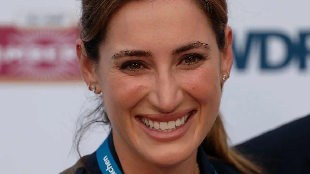14.09.2021, Nordrhein-Westfalen, Aachen: Die Reiterin Jessica Springsteen kommt zum Eröffnungsabend beim CHIO Aachen. Foto: Henning Kaiser/dpa +++ dpa-Bildfunk +++
