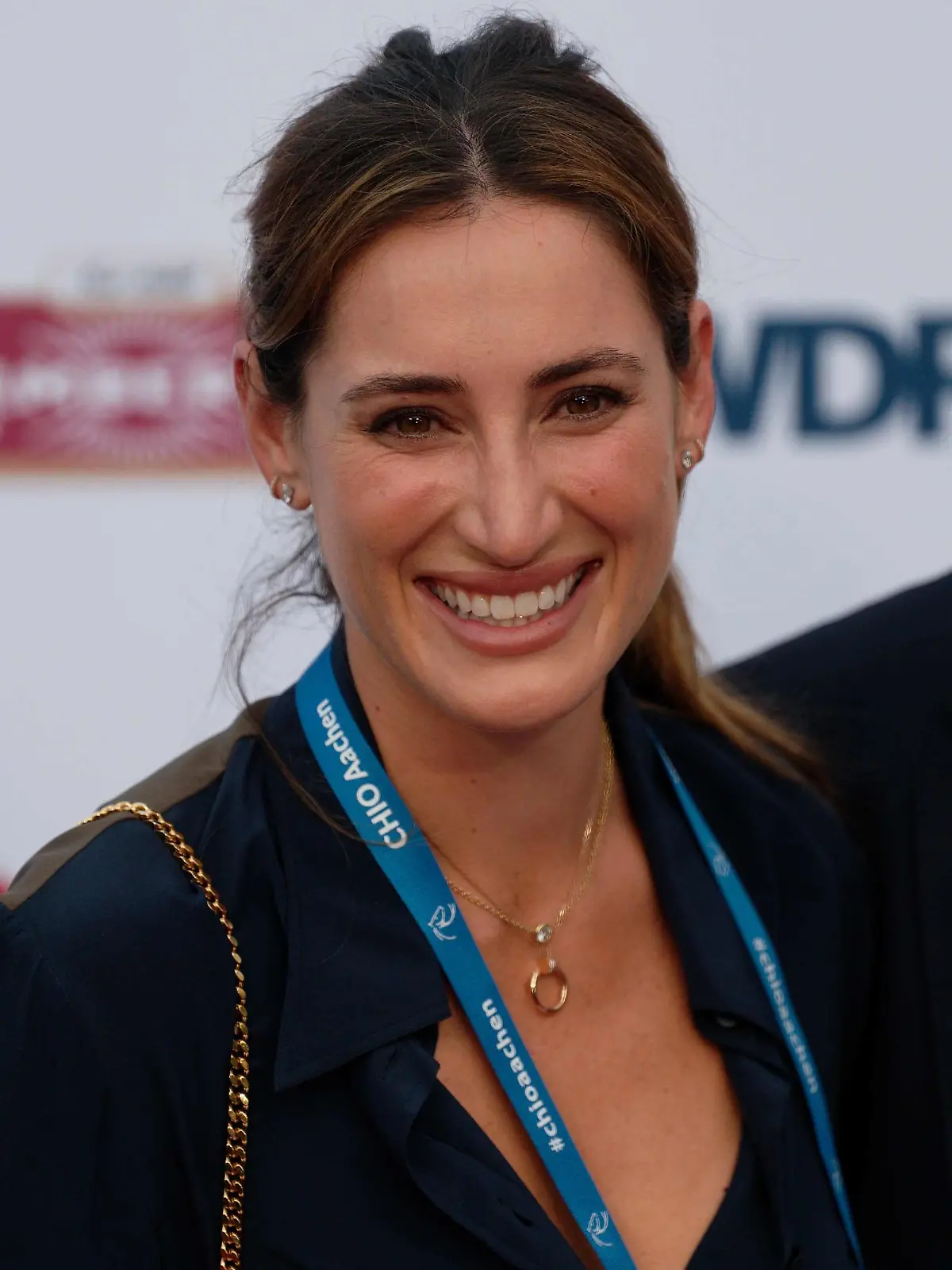 14.09.2021, Nordrhein-Westfalen, Aachen: Die Reiterin Jessica Springsteen kommt zum Eröffnungsabend beim CHIO Aachen. Foto: Henning Kaiser/dpa +++ dpa-Bildfunk +++