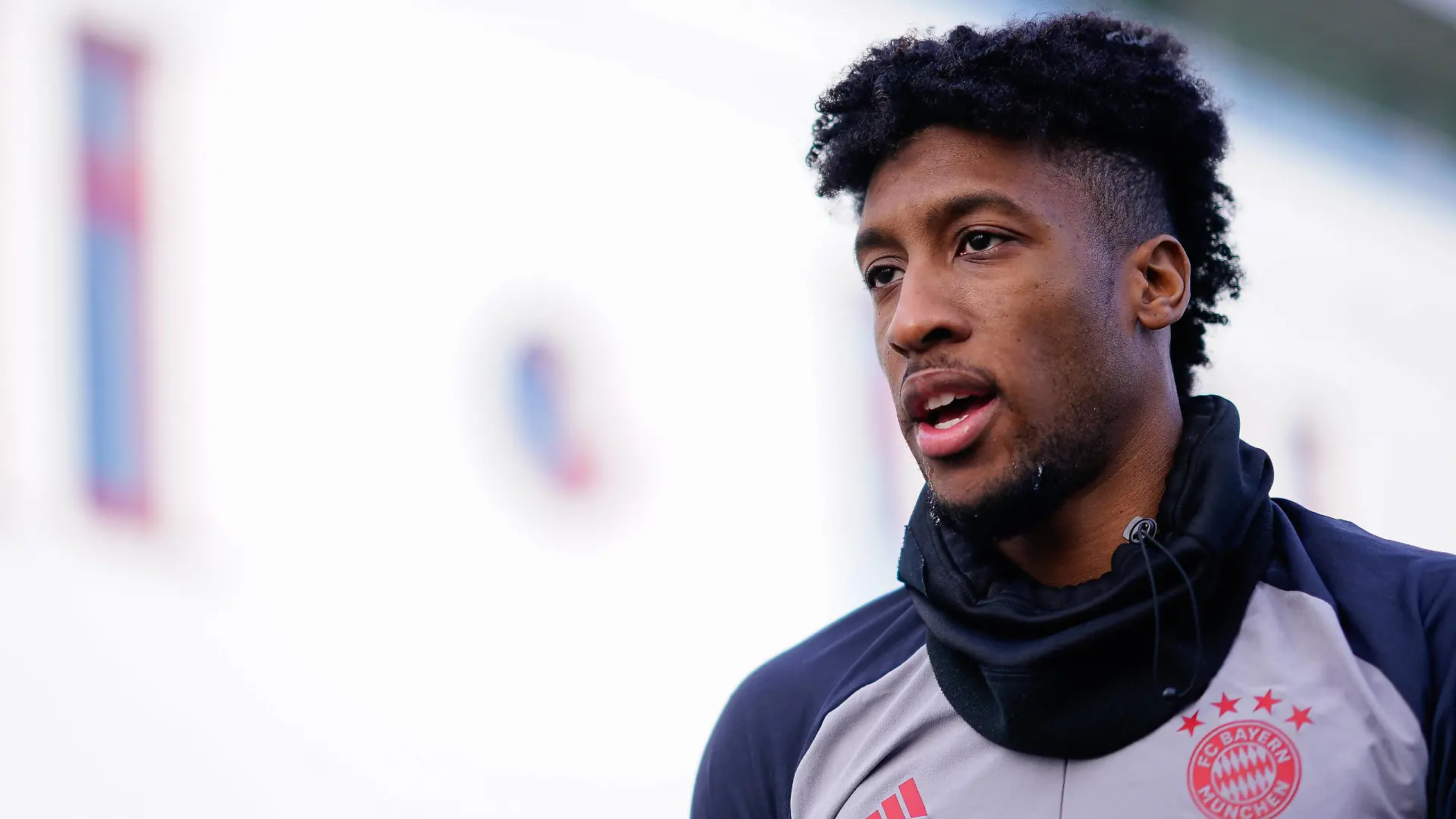 Kingsley Coman Bayern Muenchen. Abschlusstraining vor dem CL Spiel Atletico Madrid - FC Bayern Muenchen Fussball Champions League,Gruppe A, Gruppenphase,5.Spieltag, am 30.11.2020 Abschlusstraining FC Bayern Muenchen *** Kingsley Coman Bayern Muenchen Final training before the CL game Atletico Madrid FC Bayern Muenchen Soccer Champions League,Group A, Group stage,5 Matchday, on 30 11 2020 Final training FC Bayern Muenchen
