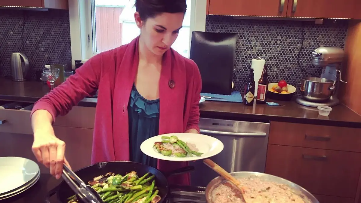 Story from Jam Press (15 Years Hiccups)
Pictured: Nicole Allard creating some of her restricted diet meals.
Woman with hiccups that lasted 15 YEARS does three-year-long experiment on herself to finally make them stop
A woman has revealed how she undertook a three-year-long experiment on herself to help treat the chronic hiccups that had been plaguing her for over 15 years.
Emergency dispatcher Nicole Allard, 37, who now lives in Alaska, US, was called a "constipated pig" at school because of the strange noises she made as a teenager.
Although she would have periods where the hiccups would lessen, they never went away, with Nicole also suffering severe stomach pain that left her so breathless that she would have to go to hospital.
“All through high school, I was called a constipated pig, a baby seal getting clubbed, a pterodactyl," she told Jam Press.
“As I got older, I became so fed up with the pain.
“Sometimes the hiccups would be louder, sometimes quieter, sometimes so frequent I couldn’t catch my breath.
"At first, it was annoying but funny, then as it progressed I felt resigned.
"Sometimes I would get a little down but I was so used to them I didn’t feel it too much.
"I had a little anger but not red hot anger – more of a festering irritation."
The hiccups first began around the age of 15, when Nicole started to get frequent stomach pain.
They would last for hours at a time, day after day – sometimes settling down a little but always coming back.
The only reprieve she had was at night, when she was sleeping.
Nicole went to doctor after doctor and had test after test, but claims no one could find a cause or offer her any suitable treatments and often felt they dismissed her condition as “something minor caused by stress”.
She said: “I had hiccups pretty much all the time for 15 years. For the first five, I looked for help but didn’t get any answers.
“After that, I would try every now and again to get answers if I thoug