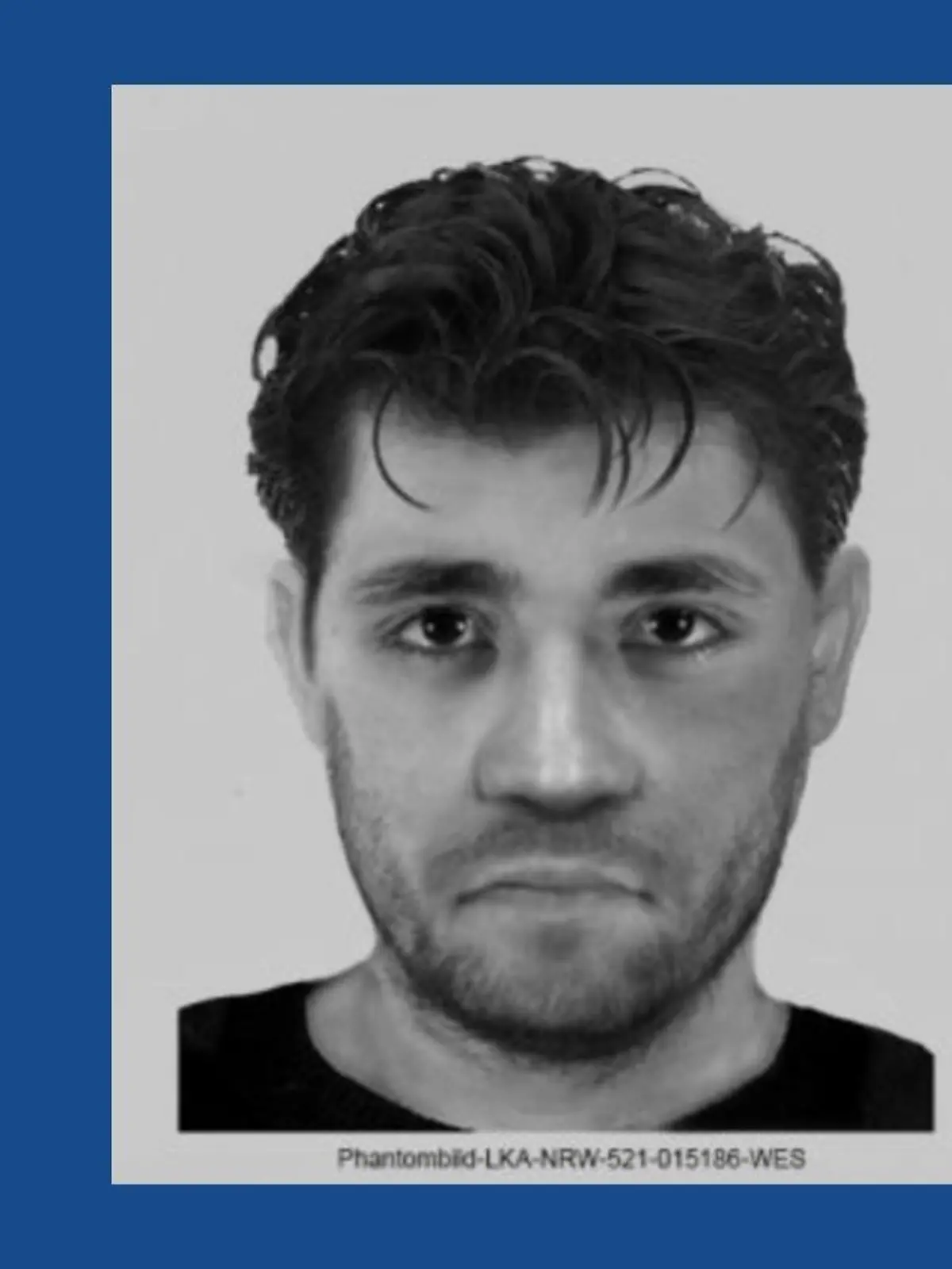 Vergewaltigung in Schlosspark Benrath: Polizei fahndet mit Phantombild