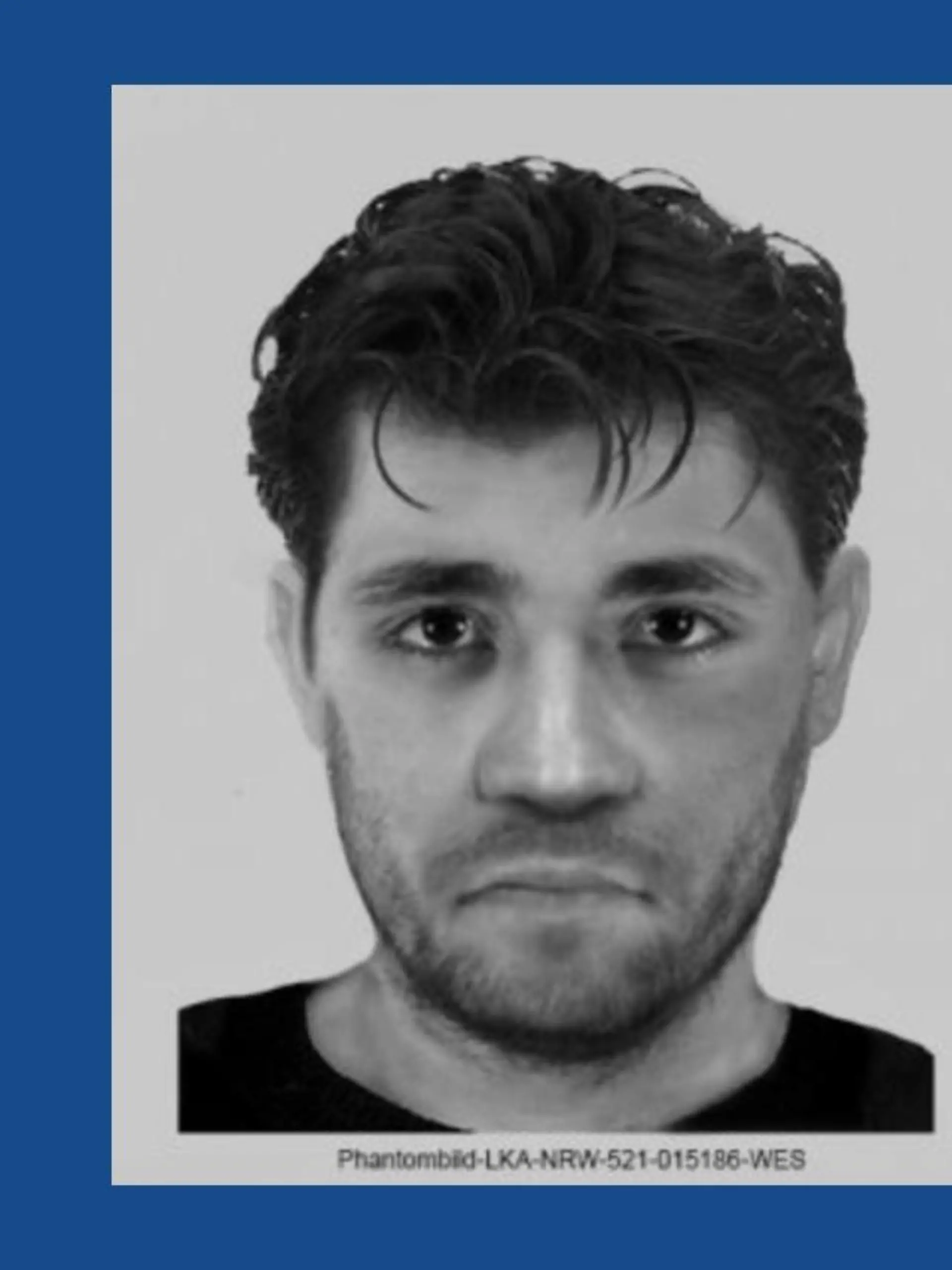 Vergewaltigung in Schlosspark Benrath: Polizei fahndet mit Phantombild