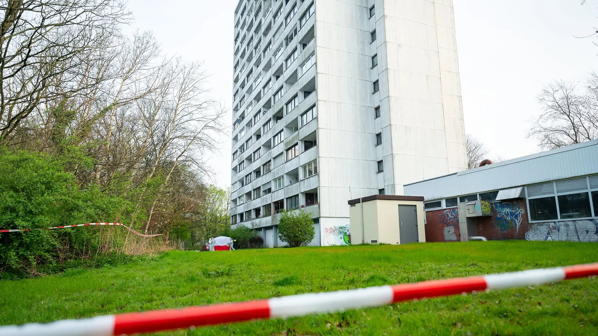 Die Wohnung liegt im 8. Stock.