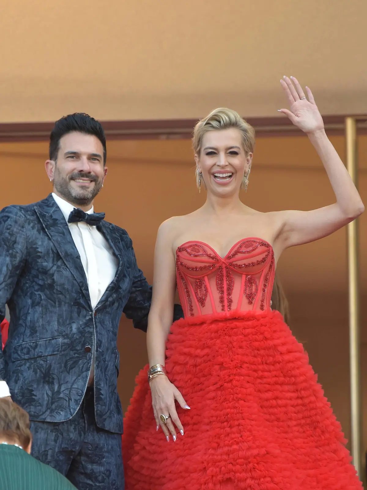Marc Terenzi und Verena Kerth bei der FIREBRAND Premiere 76. Filmfestspiele in Cannes 21.05.2023 *** Marc Terenzi and Verena Kerth at the FIREBRAND Premiere 76 Cannes Film Festival 21 05 2023