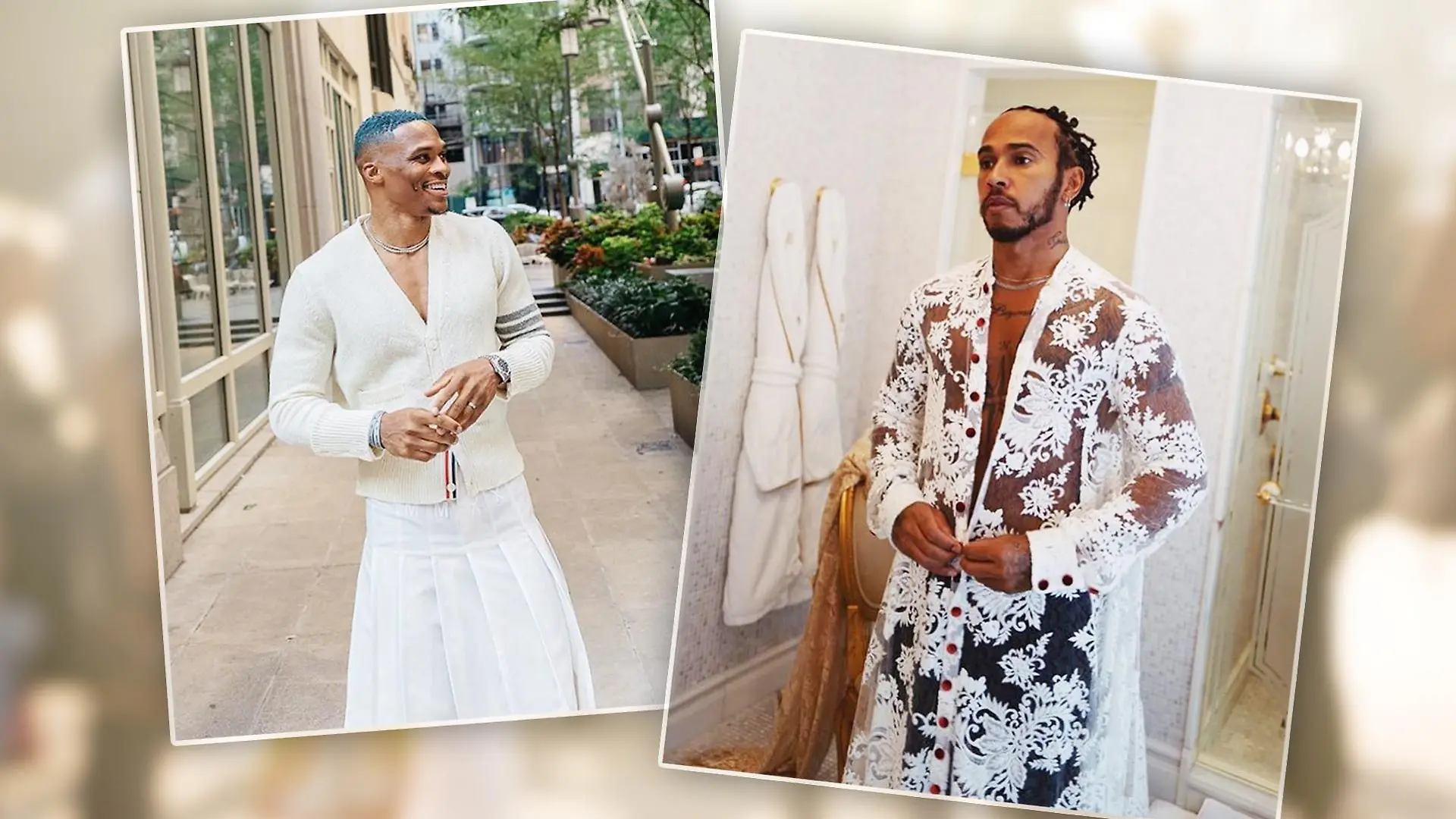 Russell Westbrook und Lewis Hamilton