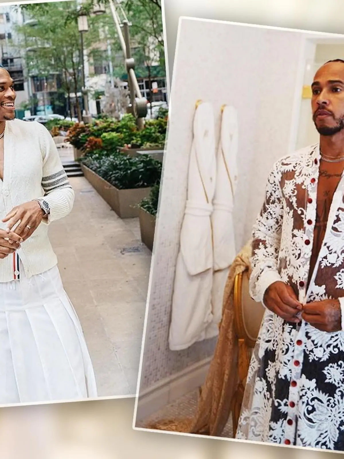 Russell Westbrook und Lewis Hamilton