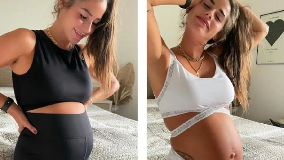 Sarah Engels präsentiert stolz ihren Babybauch im Netz.