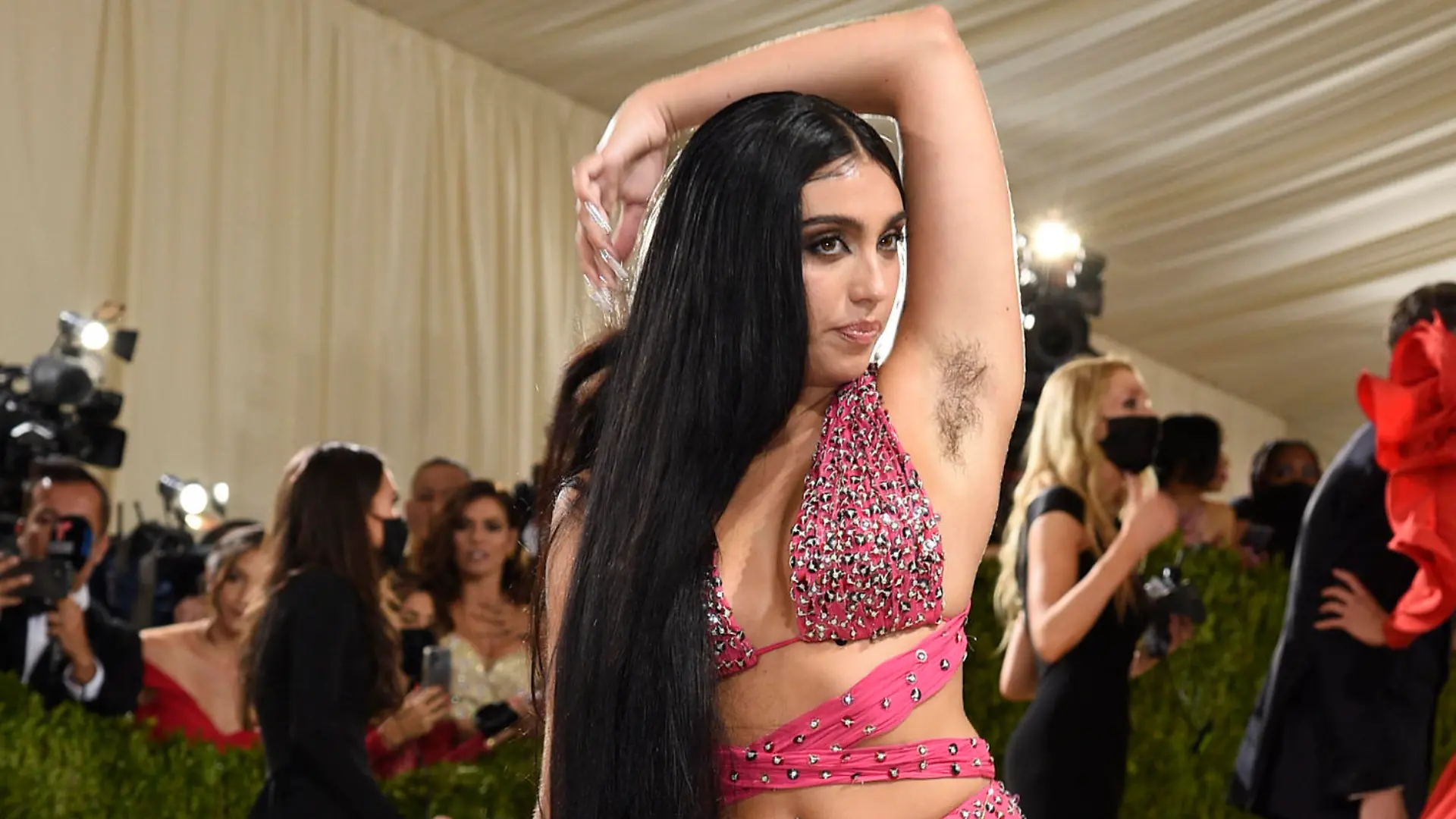 Lourdes Leon attends The Metropolitan Museum of Art's Costume Institute benefit gala celebrating the opening of the "In America: A Lexicon of Fashion" exhibition on Monday, Sept. 13, 2021, in New York. (Photo by Evan Agostini/Invision/AP)