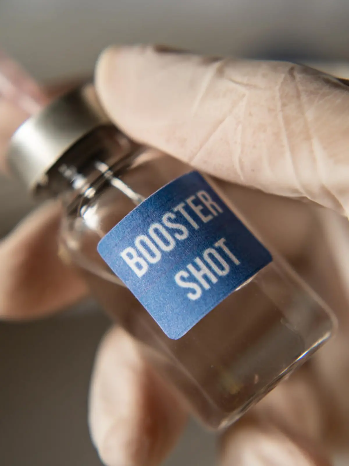Covid-19 booster shot vaccine concept