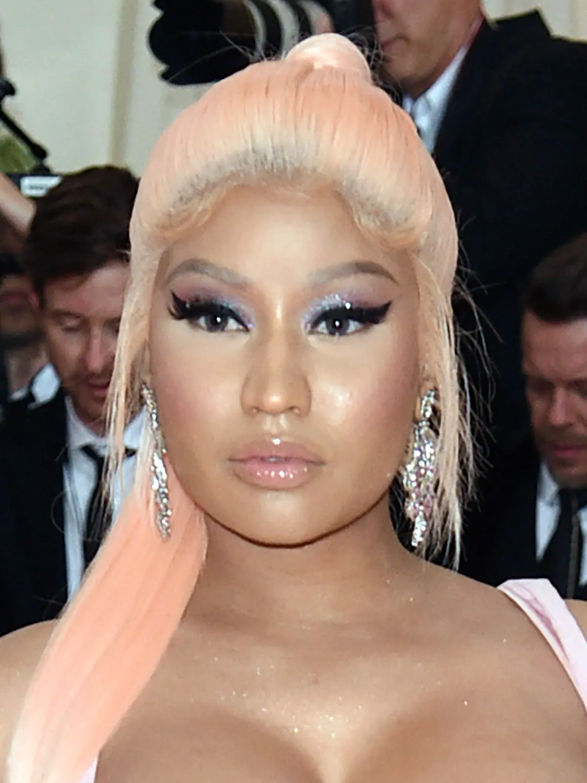 FILE - Nicki Minaj attends The Metropolitan Museum of Art's Costume Institute benefit gala in New York, in this Monday, May 6, 2019, file photo. The 64-year-old father of rapper Nicki Minaj has died after being struck by a hit-and-run driver in New York, police said. Robert Maraj was walking along a road in Mineola on Long Island at 6:15 p.m. Friday when he was hit by a car that kept going, Nassau County police said. Maraj was taken to a hospital, where he was pronounced dead Saturday, Feb. 13, 2021. (Photo by Evan Agostini/Invision/AP, File)