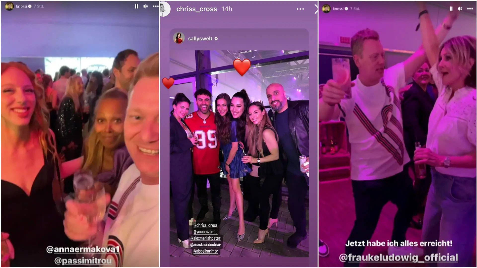In den Instagram-Stories der "Let's Dance"-Stars gab's ein paar Einblicke in die Aftershowparty