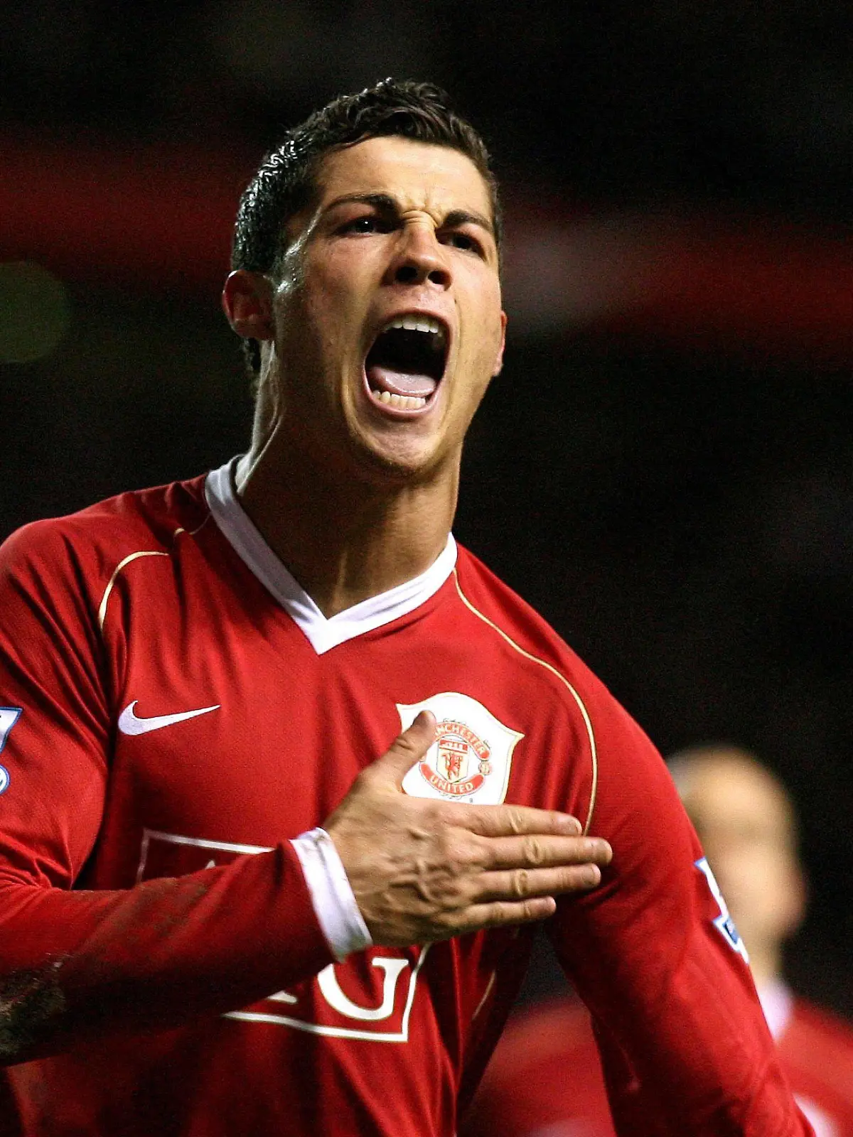 ARCHIV - 26.08.2021, Großbritannien, Manchester: Fußball, FA-Cup, Viertelfinale, Manchester United - FC Middlesbrough im Old Trafford. Manchestes Cristiano Ronaldo bejubelt sein Tor zum 1:0. (zu dpa «Einigung über Ronaldo-Wechsel von Juventus zu Manchester United») Foto: Martin Rickett/PA Wire/dpa +++ dpa-Bildfunk +++