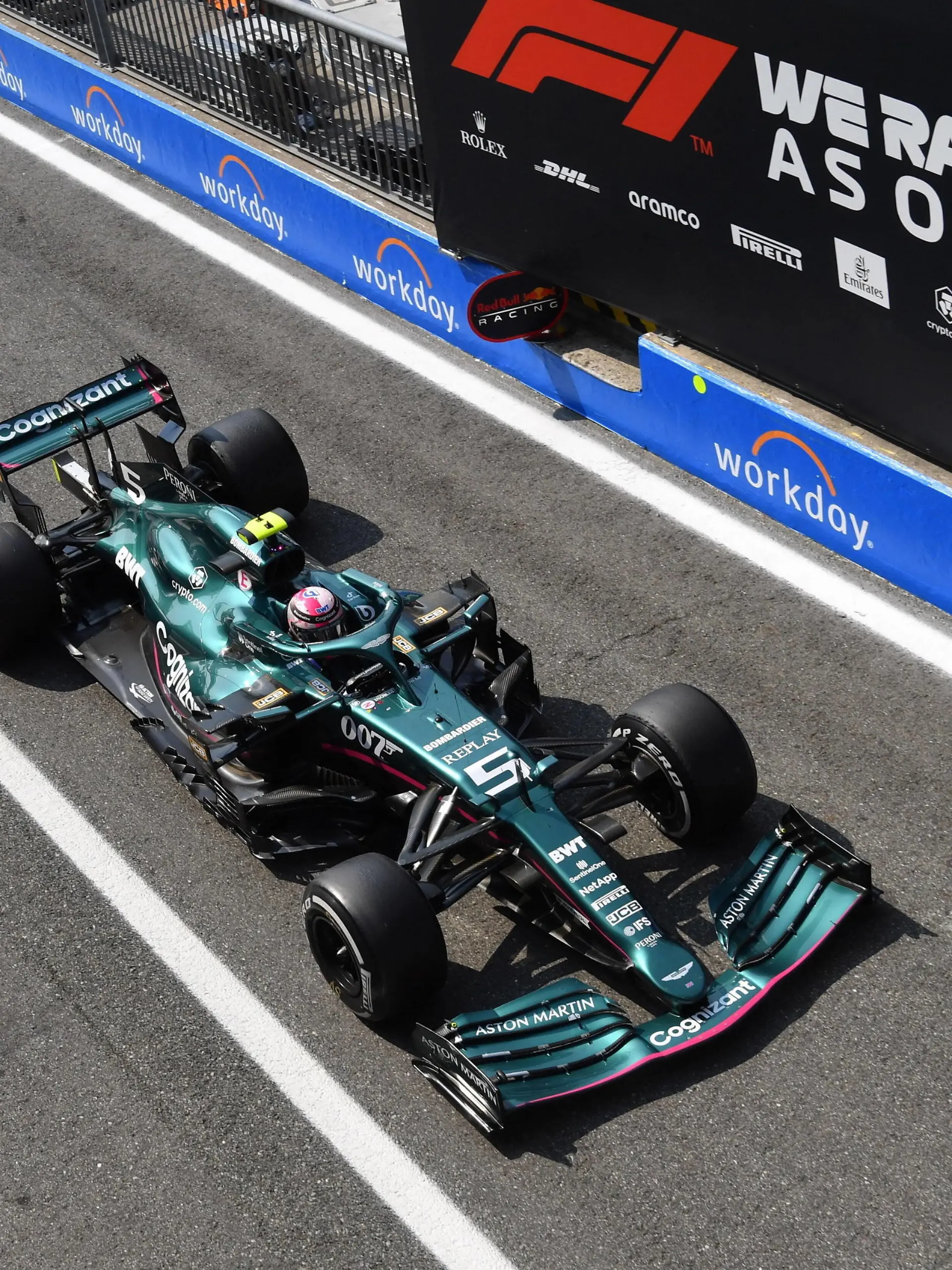  Formula 1 2021: Italian GP AUTODROMO NAZIONALE MONZA, ITALY - SEPTEMBER 11: Sebastian Vettel, Aston Martin AMR21 during the Italian GP at Autodromo Nazionale Monza on Saturday September 11, 2021 in Monza, Italy. Photo by Jerry Andre / LAT Images Images PUBLICATIONxINxGERxSUIxAUTxHUNxONLY GP2114_102254JA1_9733