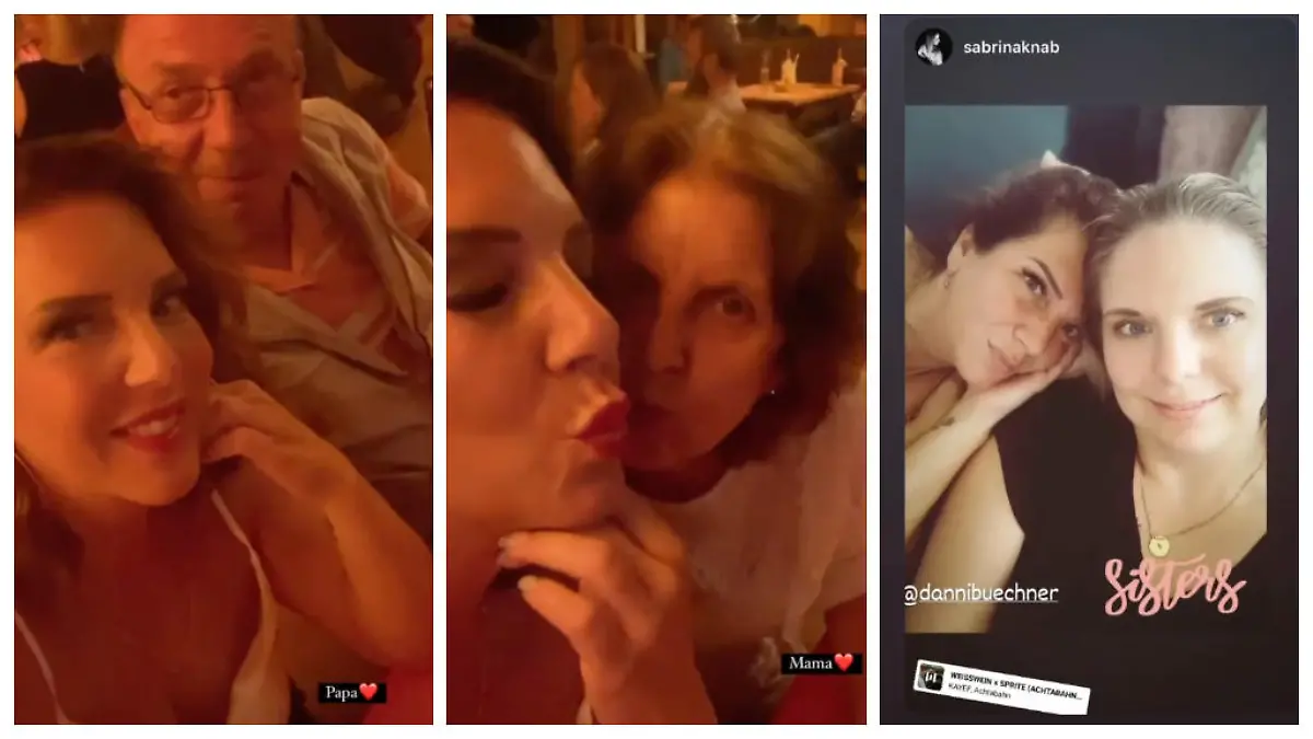Daniela Büchner postet Bilder ihrer Familie