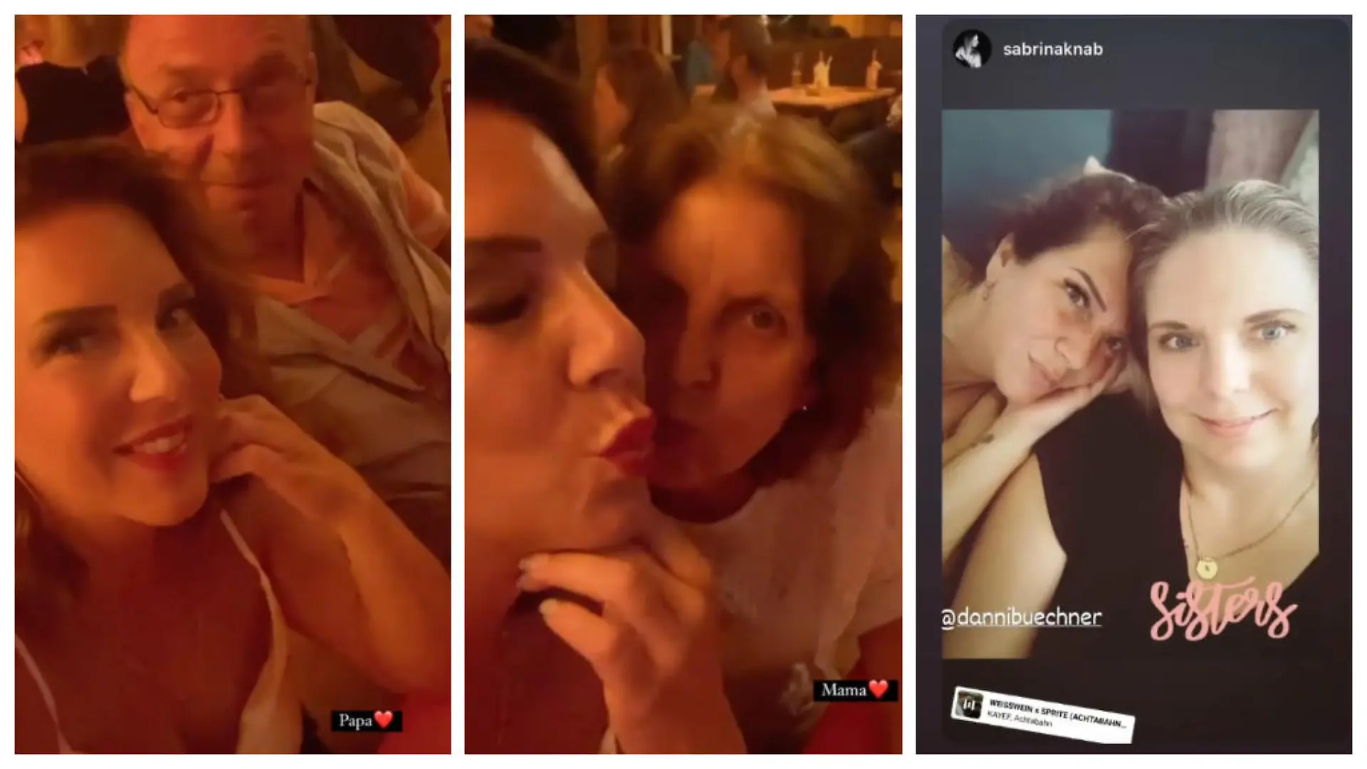 Daniela Büchner postet Bilder ihrer Familie