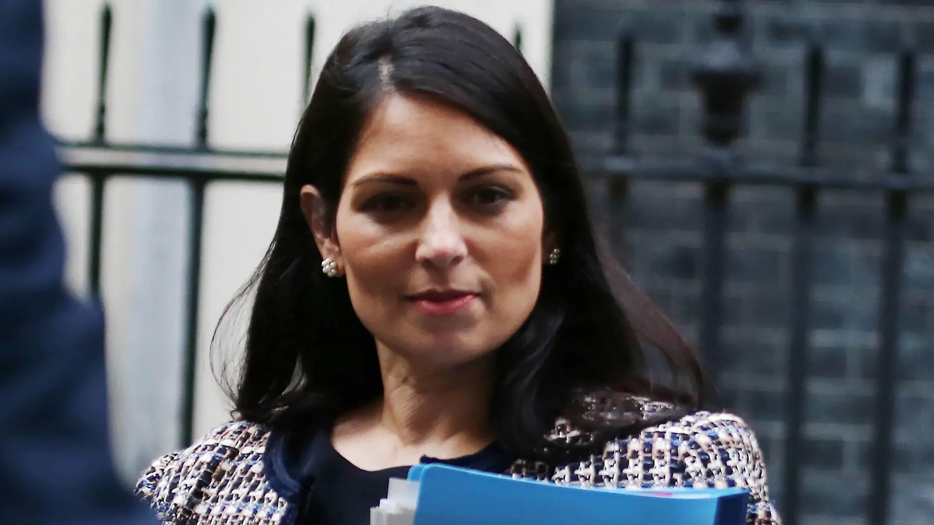 August 26, 2021, London, England, United Kingdom: UK Home Secretary PRITI PATEL is seen leaving Downing Street after the emergency COBRA meeting on explosions at Kabul airport. London United Kingdom - ZUMAs262 20210826_zip_s262_038 Copyright: xTayfunxSalcix