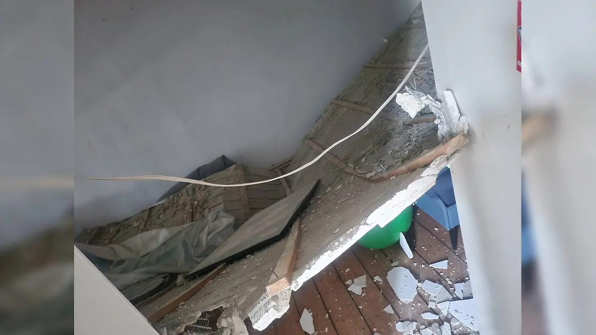 Eingestürzte Decke, Kinderzimmer