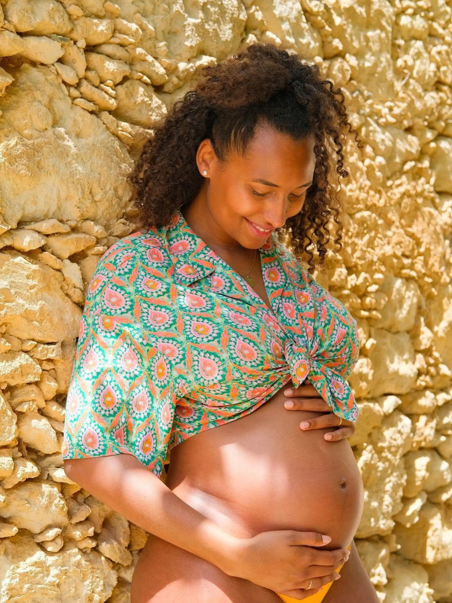 Amina Ndao ist schwanger.