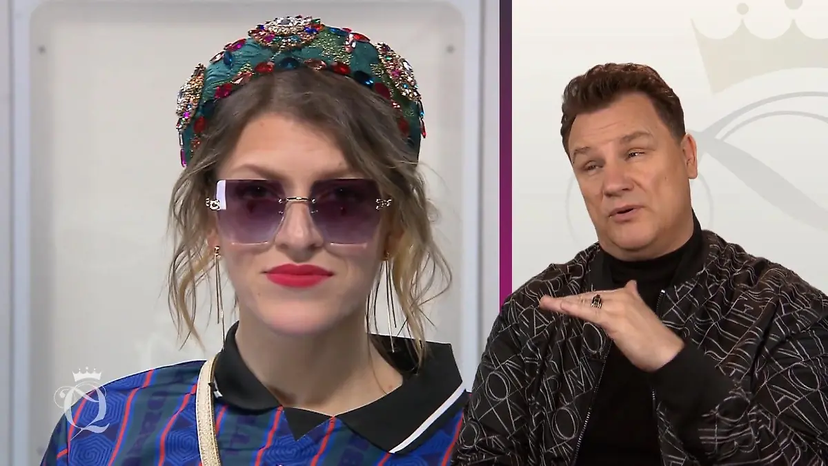 Vanessa setzt auf Sneaker und ein Trikot Ihrem Stil treugeblieben