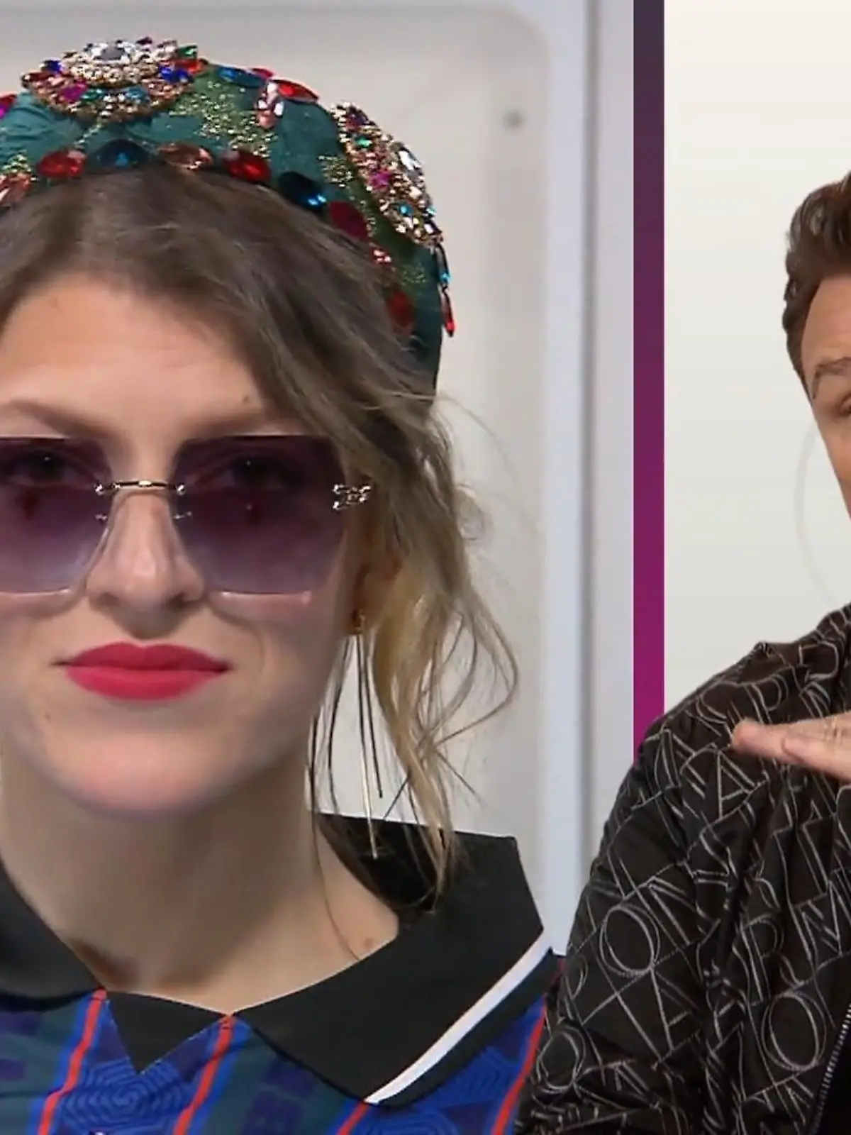 Bild zu: "Vanessa setzt auf Sneaker und ein Trikot"