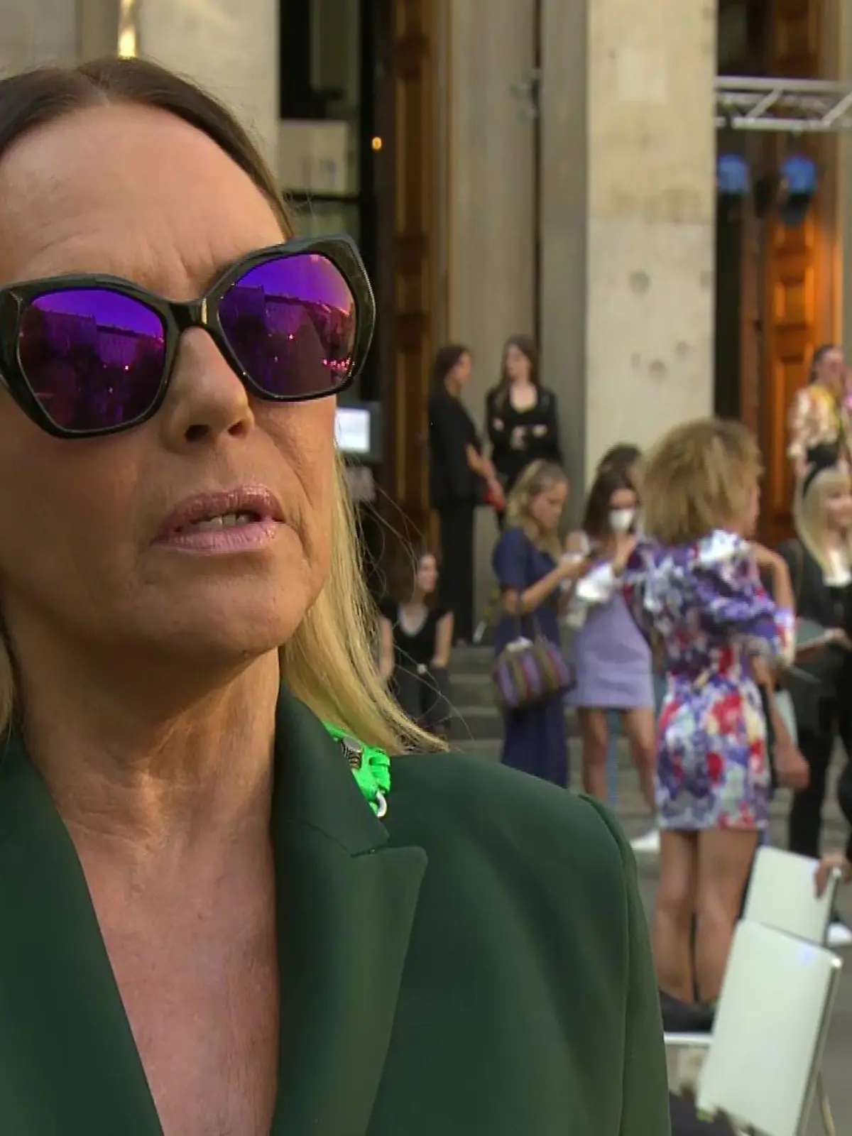 Natascha Ochsenknecht bei einem Event der Berlin Fashion Week.