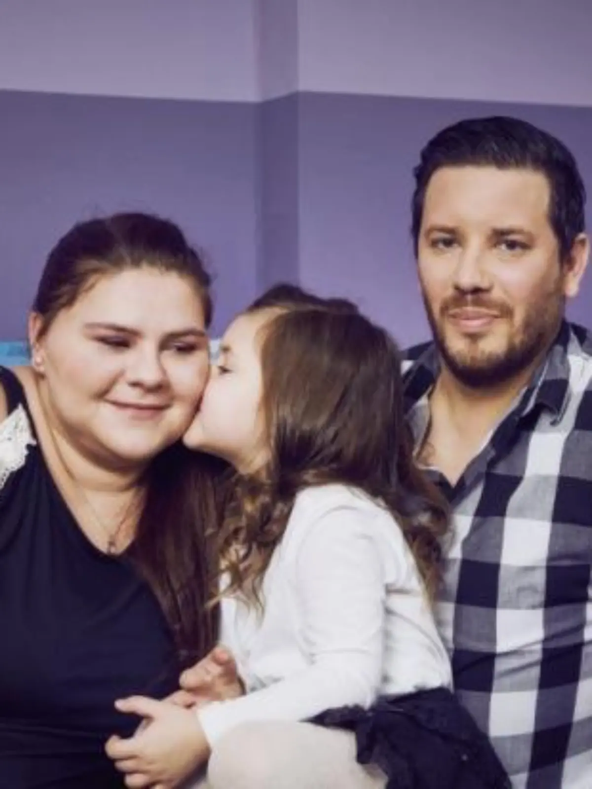 Sylvana Wollny und ihre kleine Familie