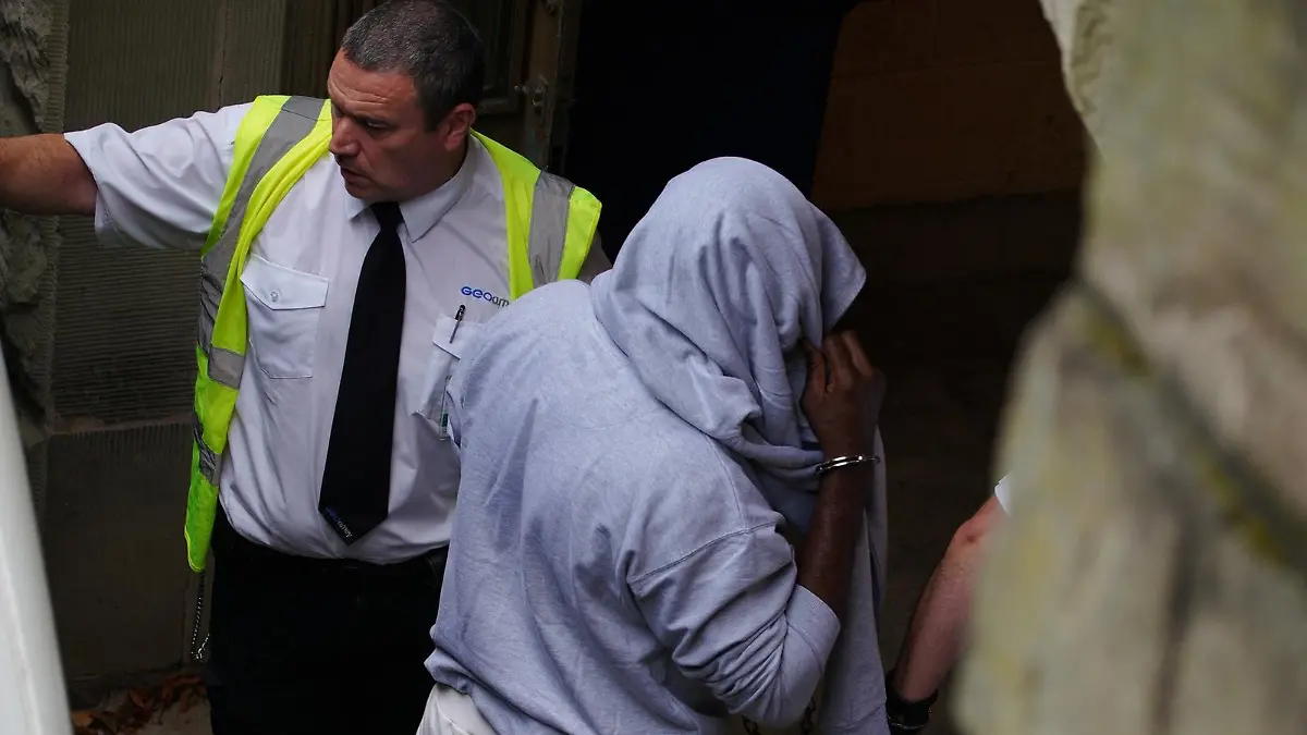 Benjamin Mendy court case. A man, believed to be co-defendant Louis Saha Matturie, gets out of a prison van at Chester Crown Court, where Manchester City footballer Benjamin Mendy is appearing charged with four counts of rape and one sexual assault. Picture date: Friday September 10, 2021. See PA story COURTS Mendy. Photo credit should read: Peter Byrne/PA Wire URN:62312293