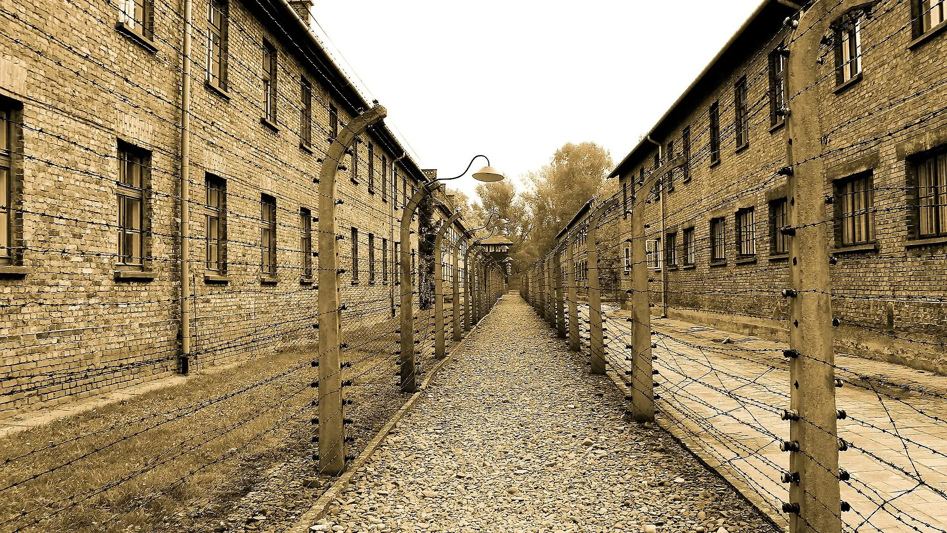 Das Konzentrationslager Auschwitz.