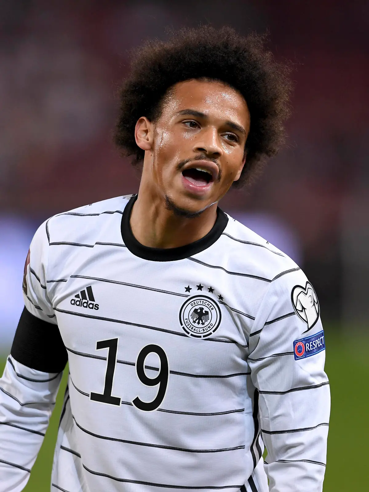  FUSSBALL INTERNATIONAL QUALIFIKATION WM 2022 Katar in Stuttgart Gruppe J Deutschland - Armenien 05.09.2021 Leroy Sane Deutschland *** FOOTBALL INTERNATIONAL QUALIFICATIONS World Cup 2022 Qatar Stuttgart Group J Germany Armenia 05 09 2021 Leroy Sane Germany