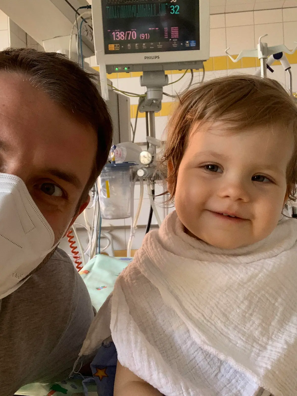 Carsten Krüger mit seiner Tochter Tess.