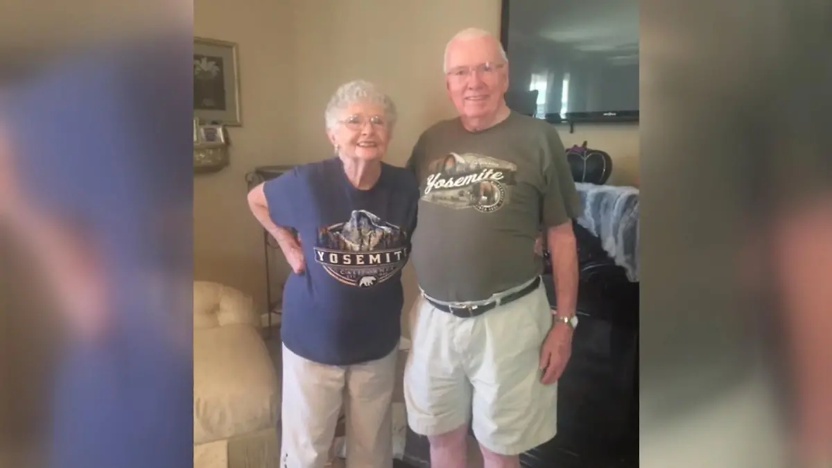 Ken Williamson (92) und seine Frau Joan (90)