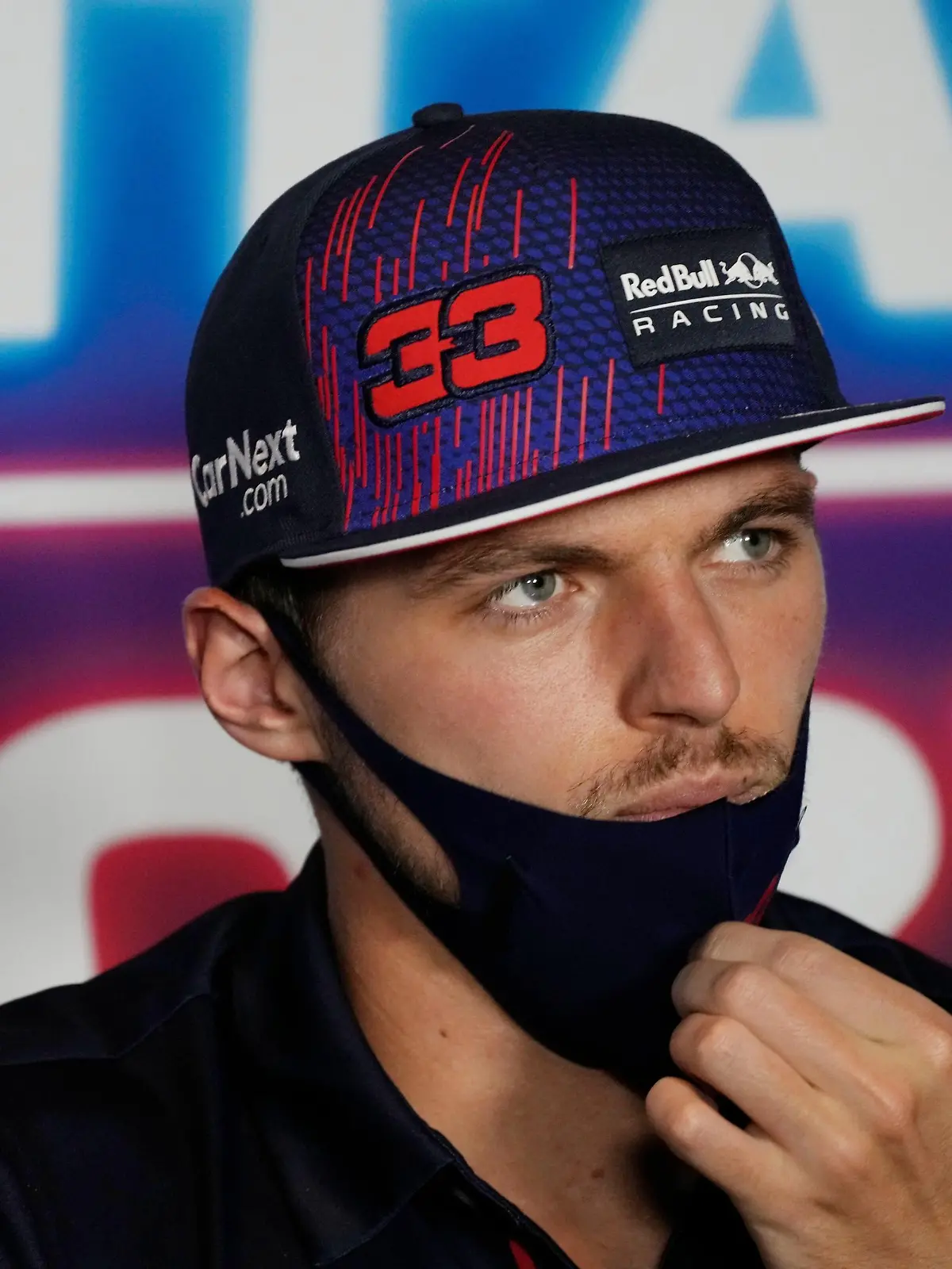 Italian Grand Prix - Preparation Day - Monza. Max Verstappen (NLD) Red Bull Racing in the FIA Press Conference. Italian Grand Prix, Thursday 9th September 2021. Monza Italy. FIA Pool Image for Editorial Use Only URN:62299417