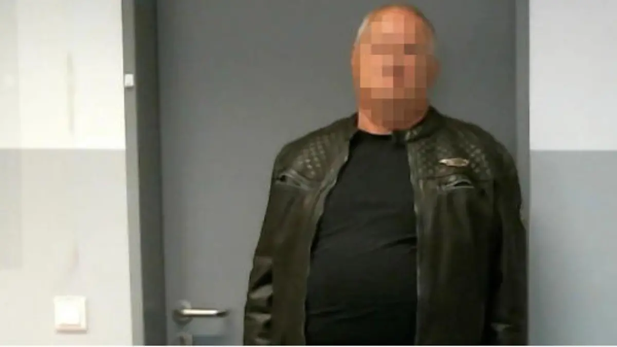 Mit diesem Foto (nachträglich verfremdet) suchte die Polizei nach Manfred R.