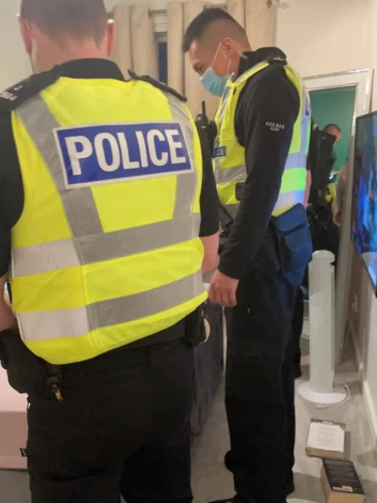 Spinne Polizei
