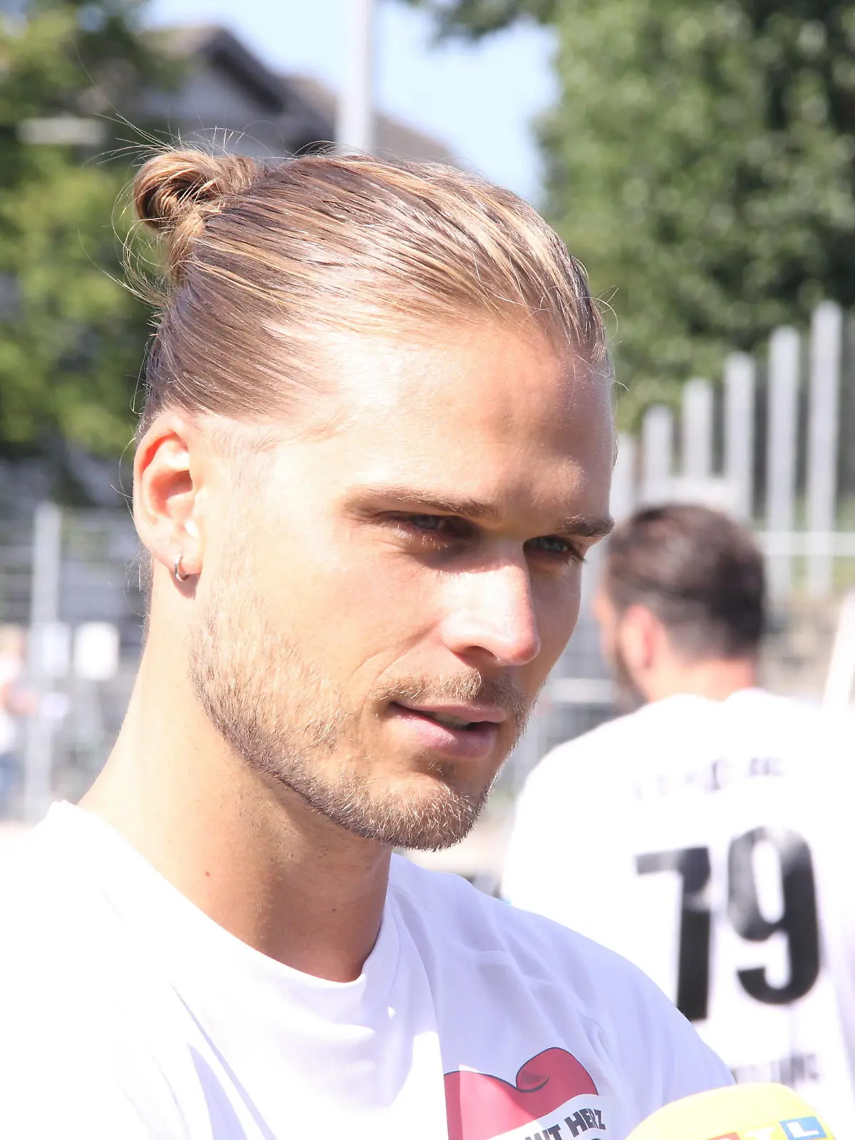 Hamburg der 05.09.2021 - Rurik Gislason beim Benefiz-Fußballspiel Kicken mit Herz 2021 im Stadion Hoheluft. Kicken mit Herz 2021, Hamburg Hamburg Deutschland Hamburg *** Hamburg the 05 09 2021 Rurik Gislason at the benefit football match Kicken mit Herz 2021 in the stadium Hoheluft Kicken mit Herz 2021, Hamburg Hamburg Germany Hamburg