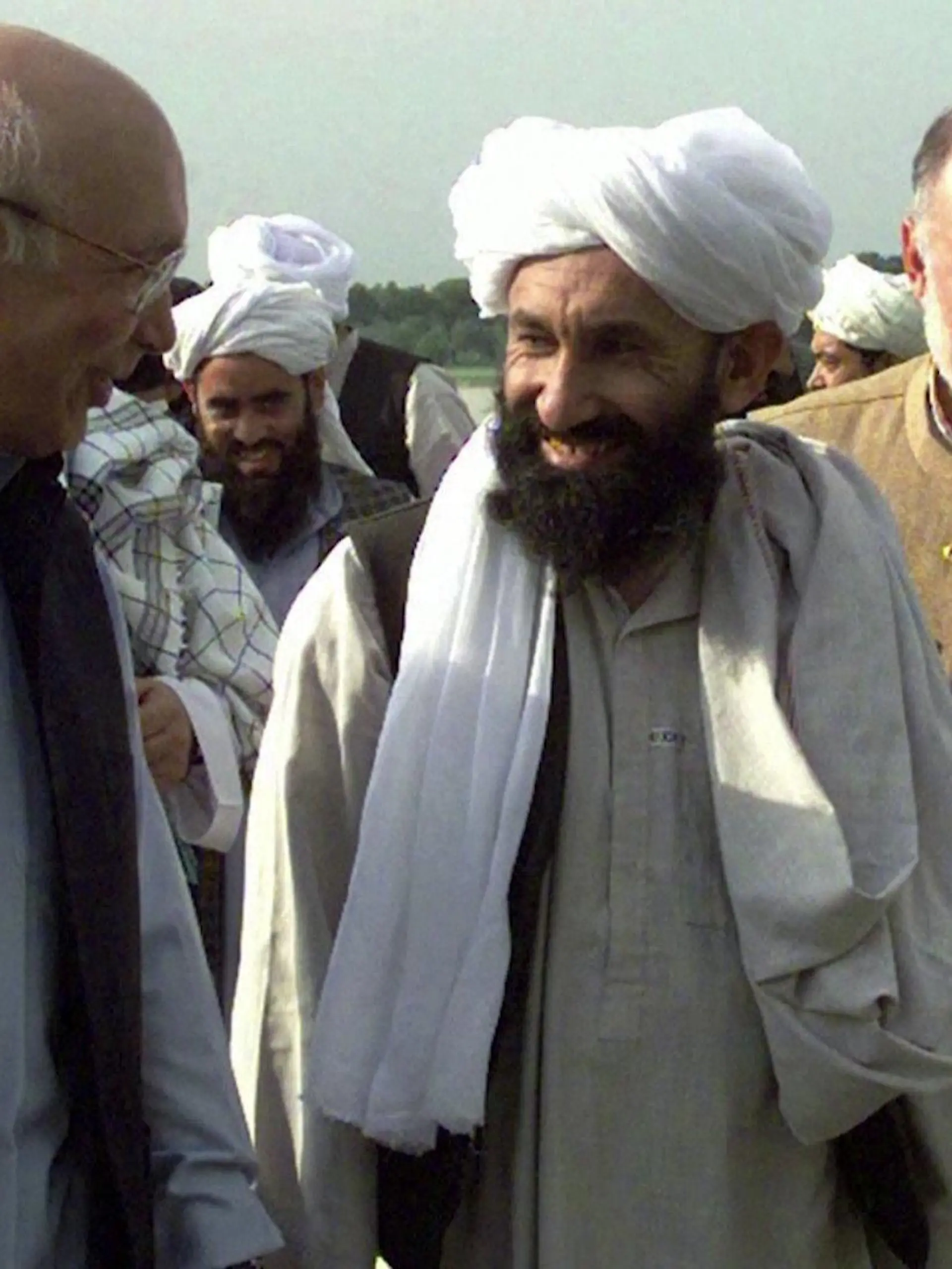 Afghanistans künftiger Premierminister Mullah Hasan Akhund.