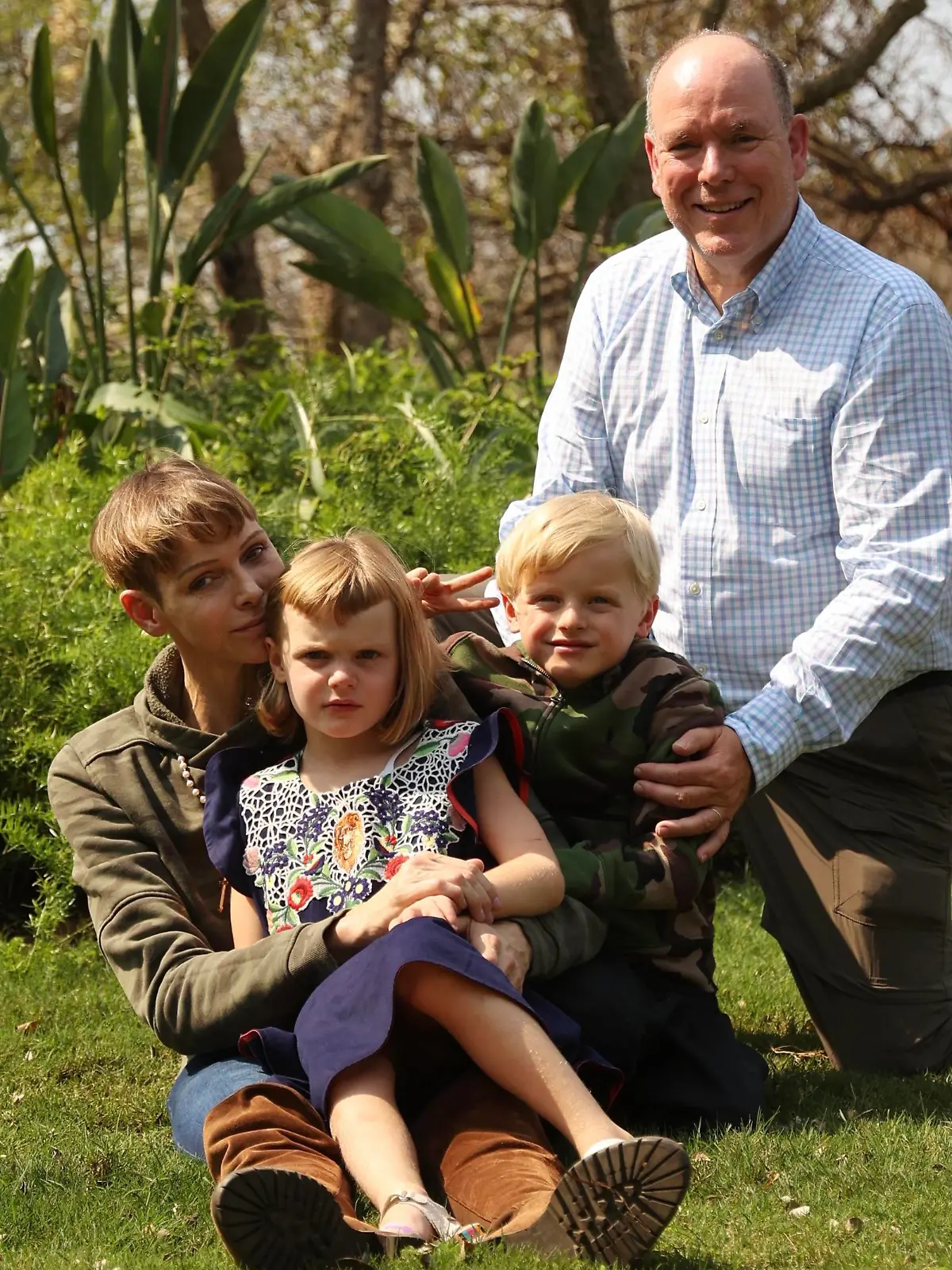 Charlène von Monaco und ihre Zwillinge Gabriella und Jacques wieder vereint in Südafrika.