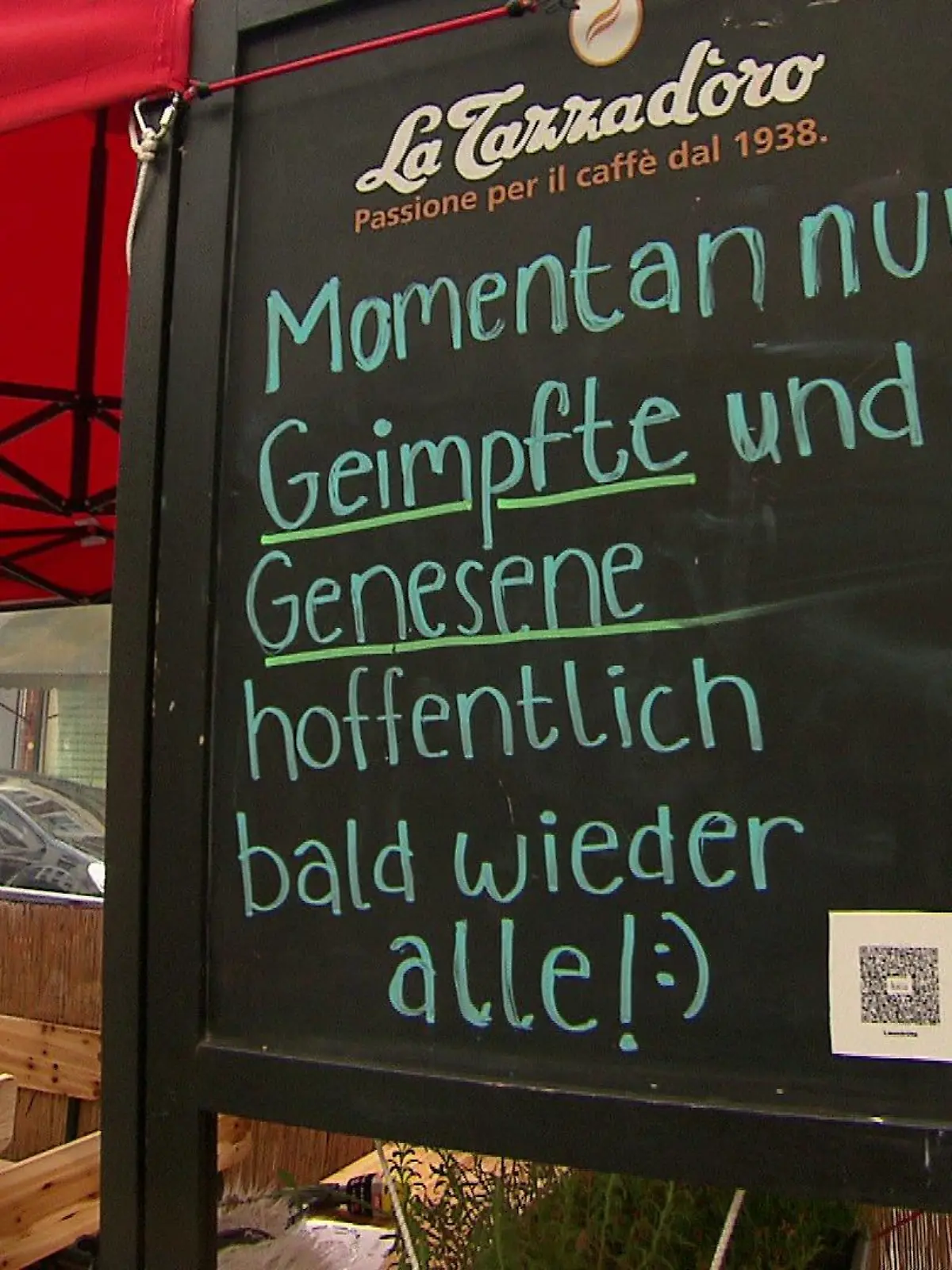 2G-Regel in der Laundrette in Ottensen