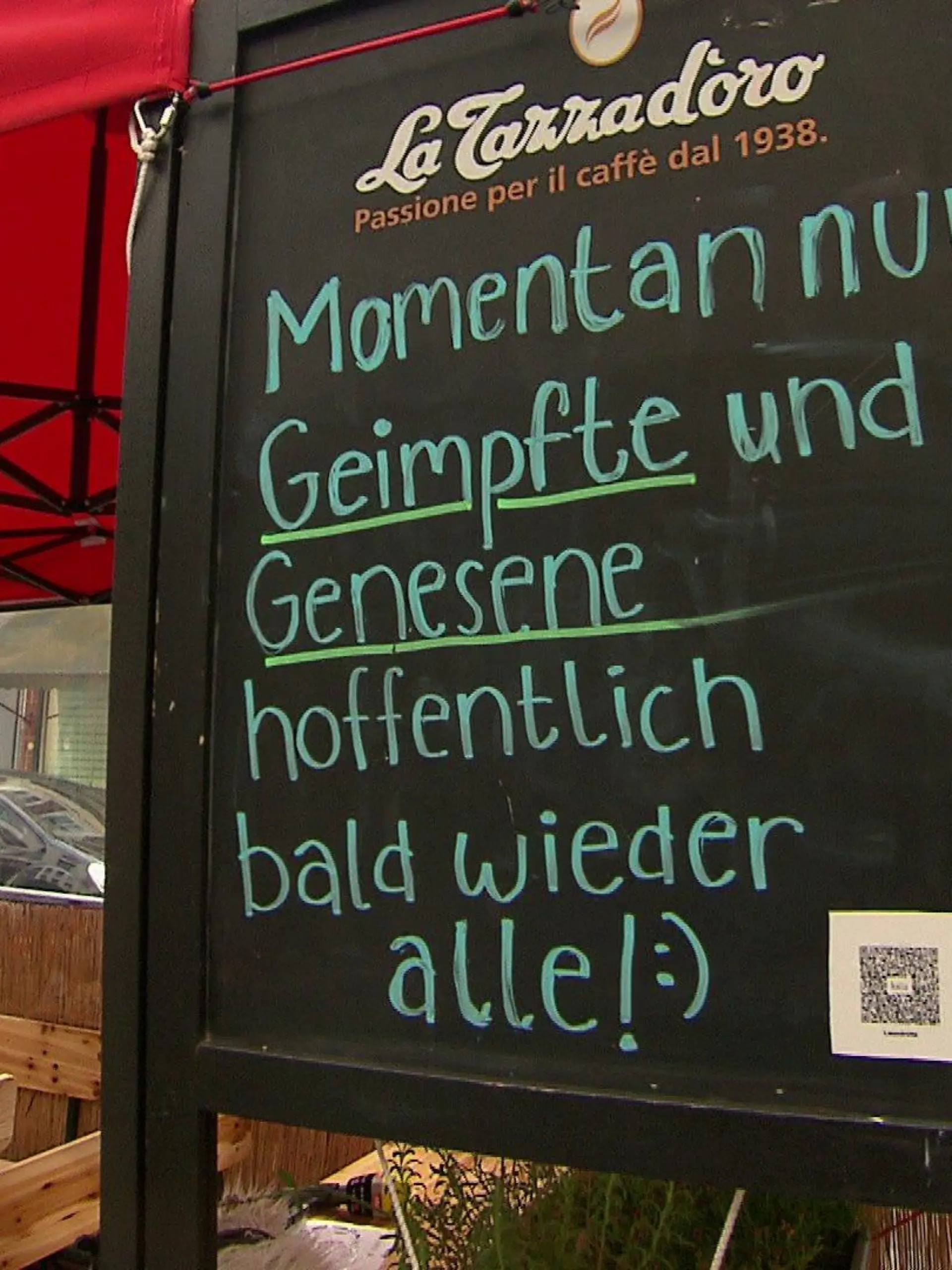 2G-Regel in der Laundrette in Ottensen