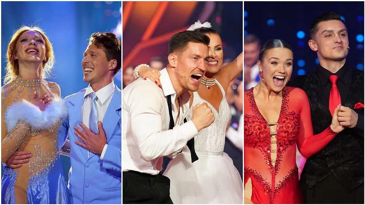 Anna Ermakova, Philipp Boy und Julia Beautx kämpfen im "Let's Dance"-Finale um den Sieg.