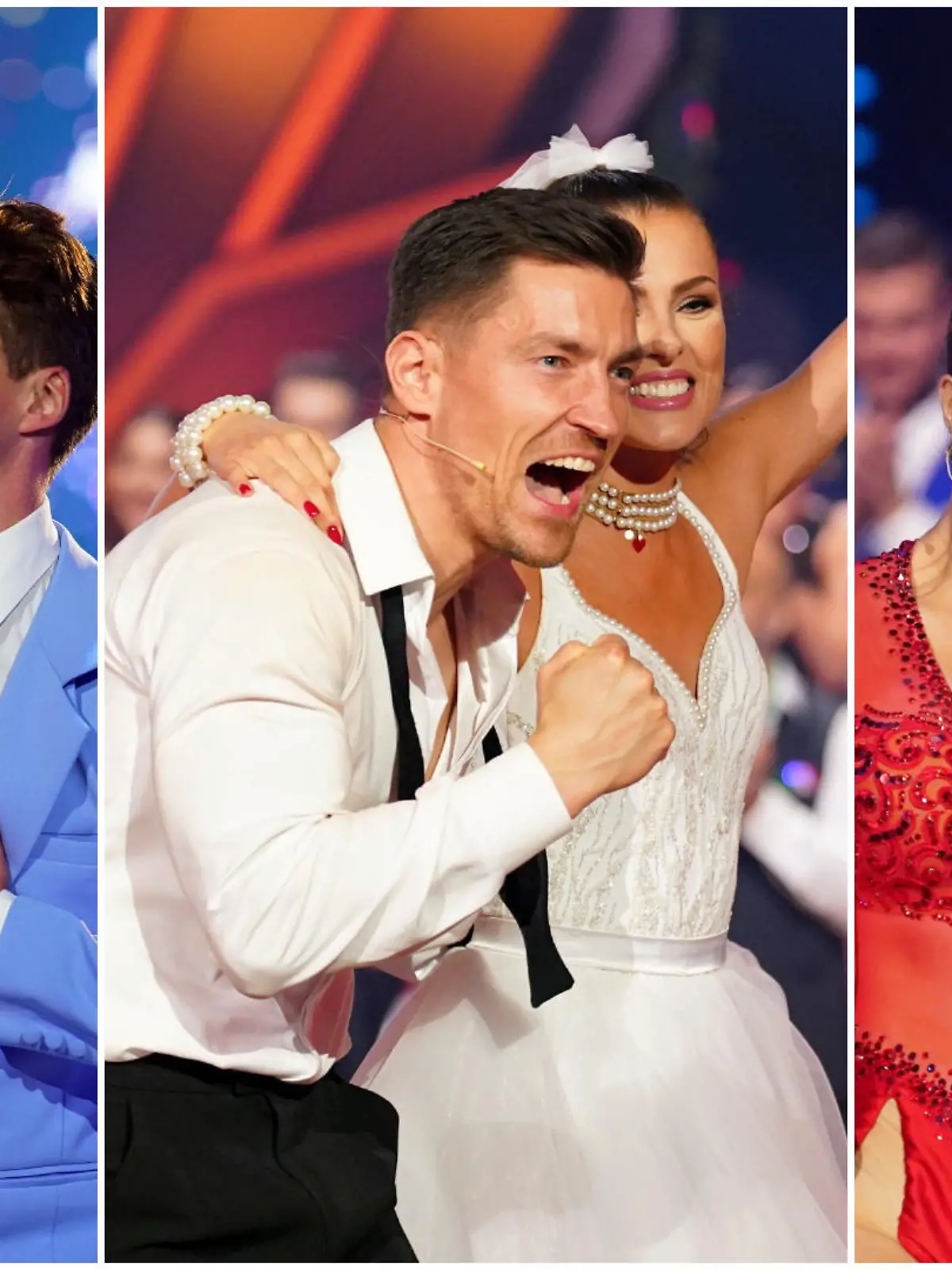 Anna Ermakova, Philipp Boy und Julia Beautx kämpfen im "Let's Dance"-Finale um den Sieg.