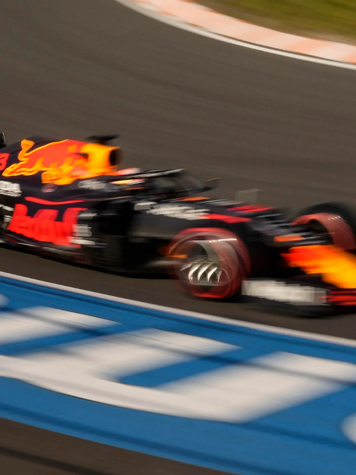 Red Bull driver Max Verstappen of the Netherlands steers his car during the qualifying session for Sunday's Formula One Dutch Grand Prix, at the Zandvoort racetrack, Netherlands, Saturday, Sept. 4, 2021. (AP Photo/Francisco Seco)